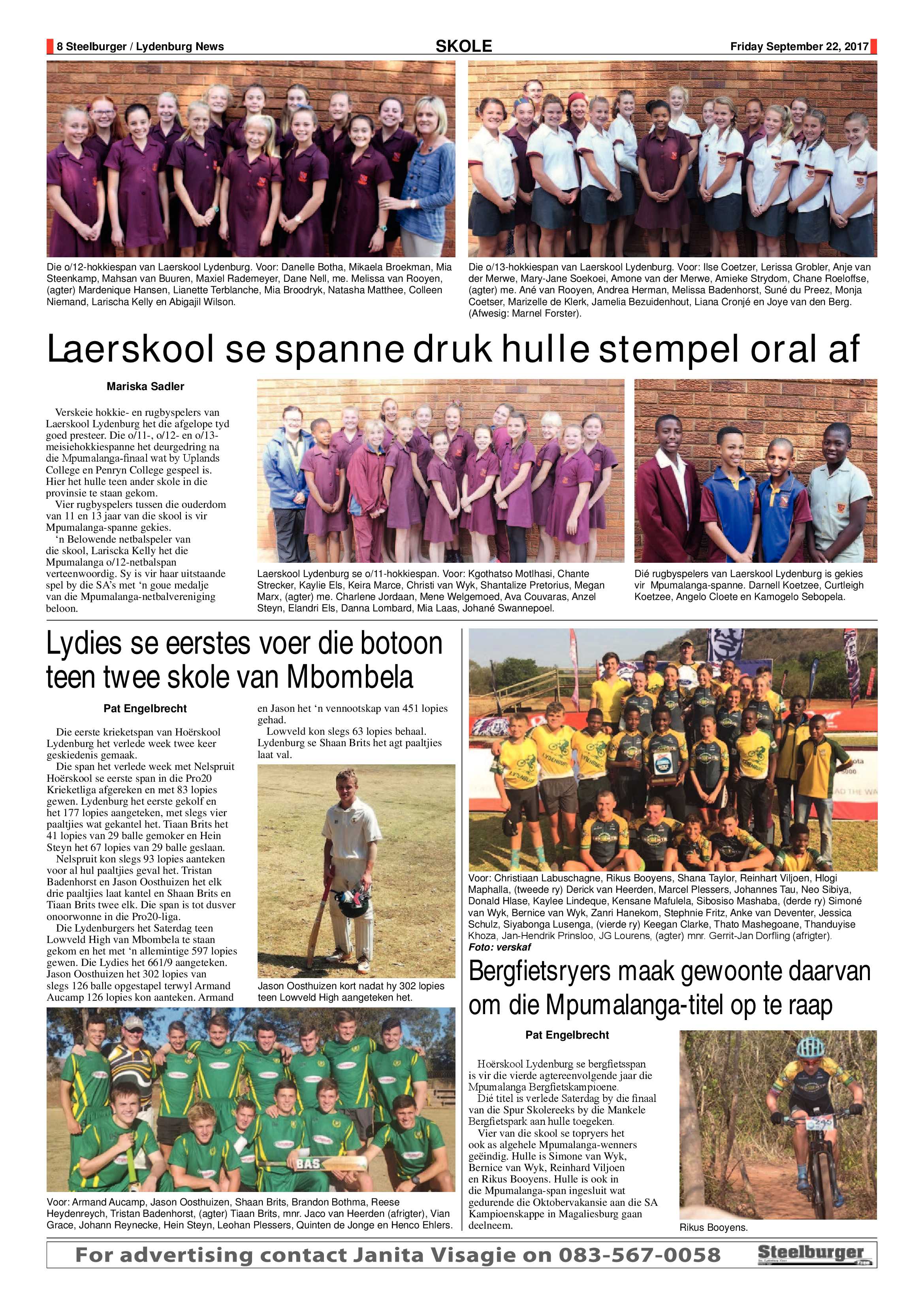 Steelburger News 22 September 2017 page 8