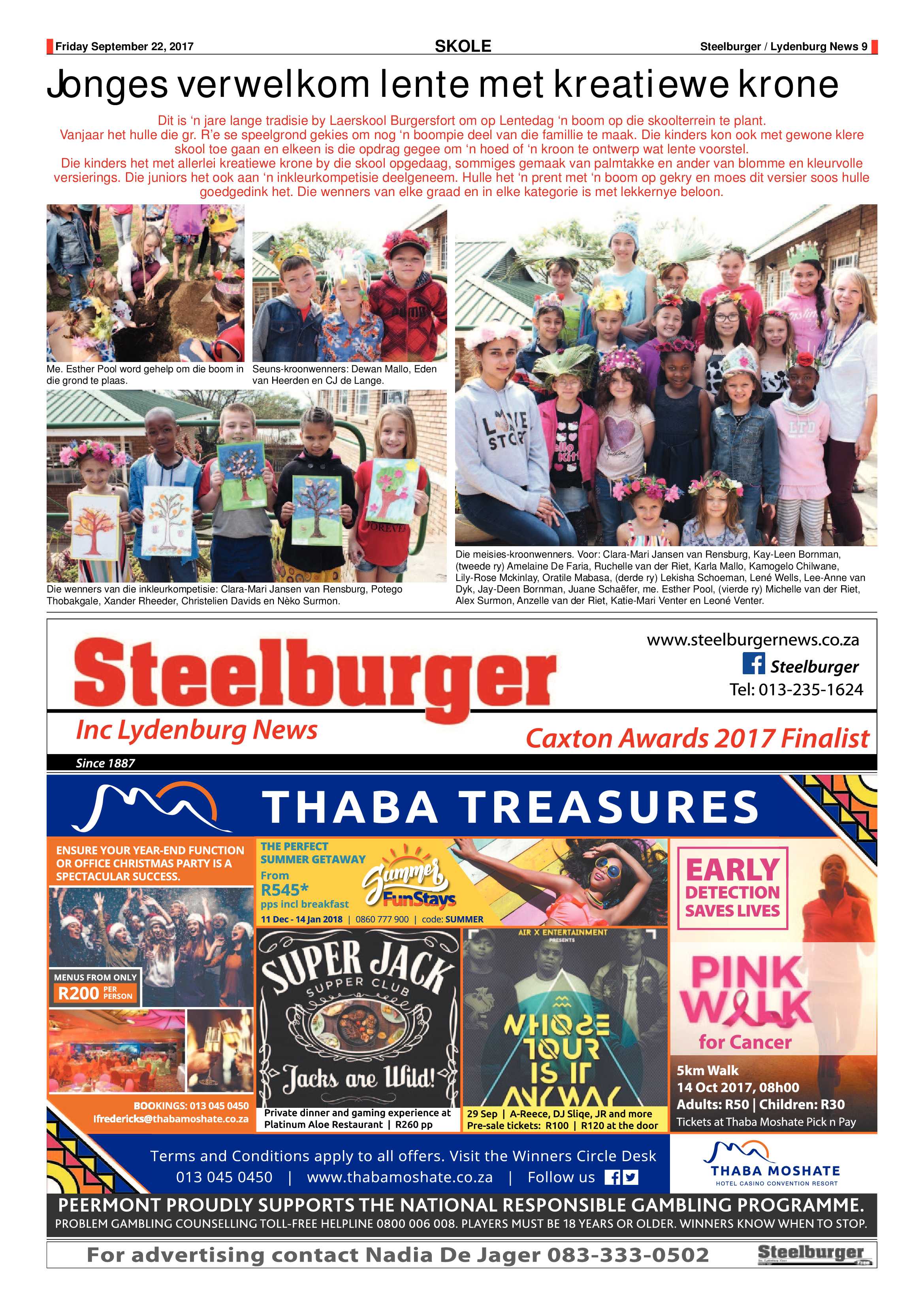 Steelburger News 22 September 2017 page 9