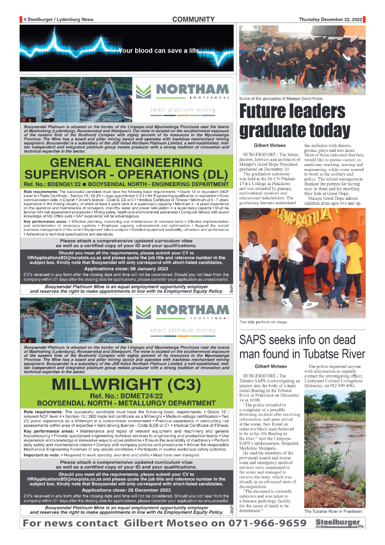 Steelburger News 22 December 2022 page 4