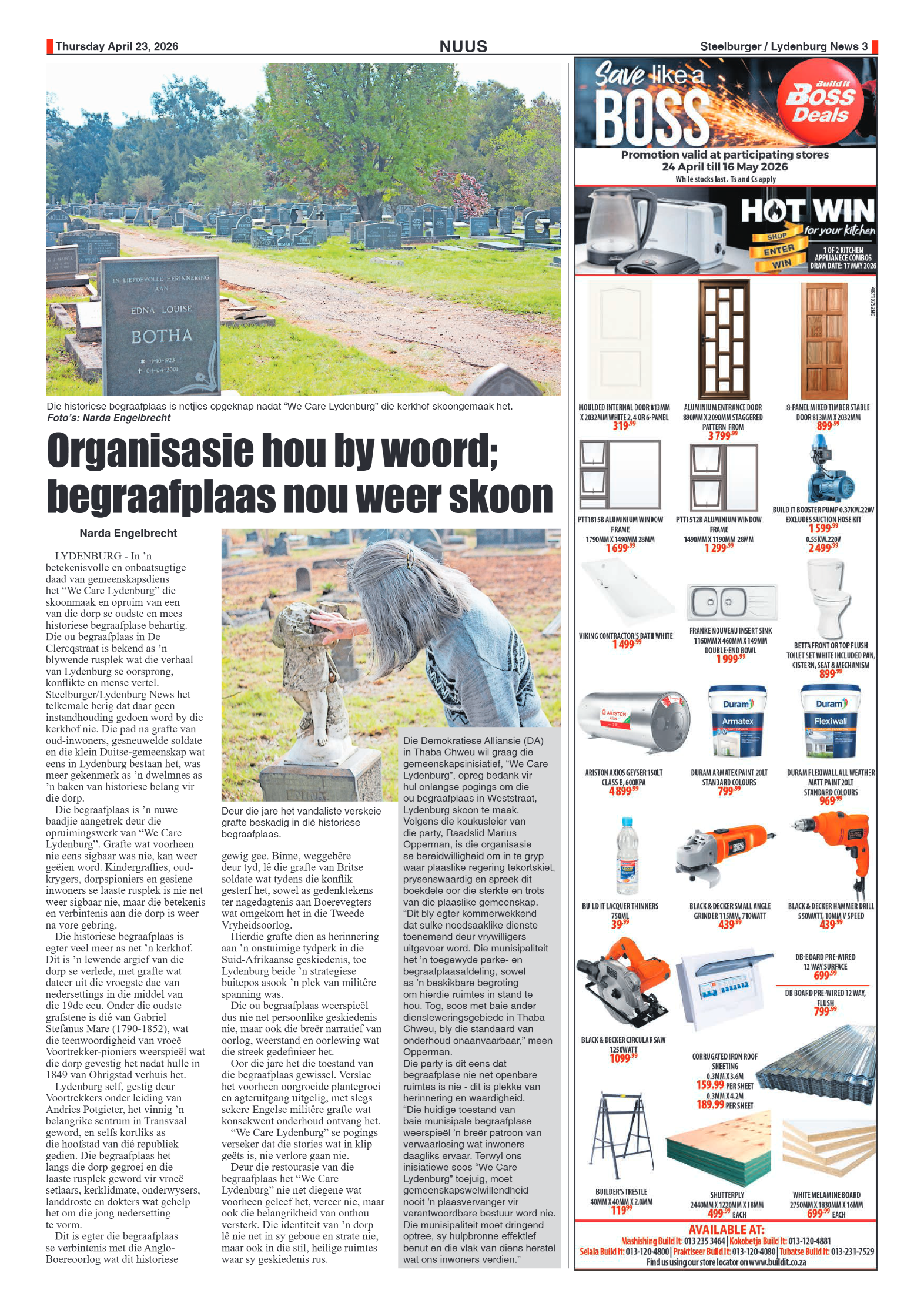 Steelburger News 23 April 2026 page 3