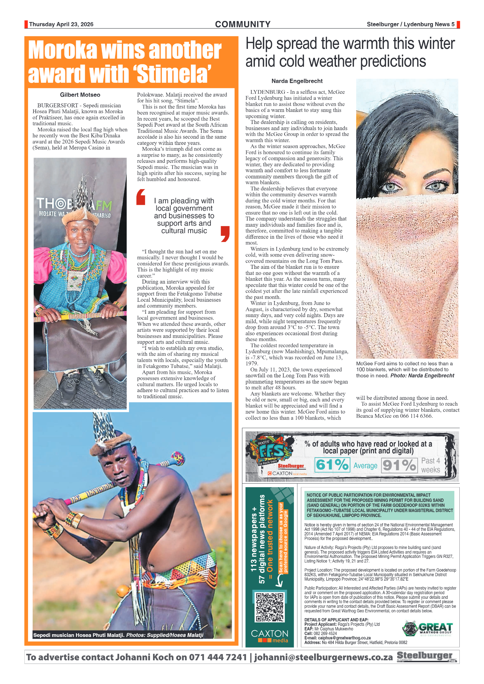 Steelburger News 23 April 2026 page 5