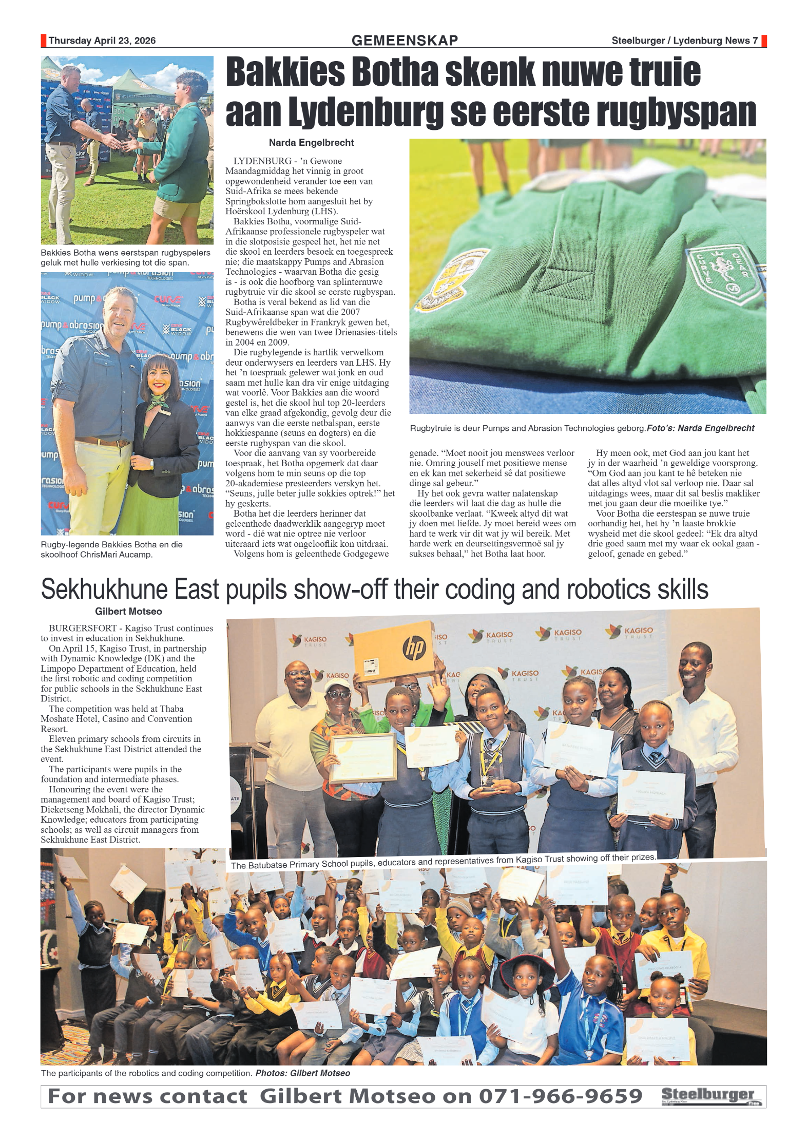 Steelburger News 23 April 2026 page 7