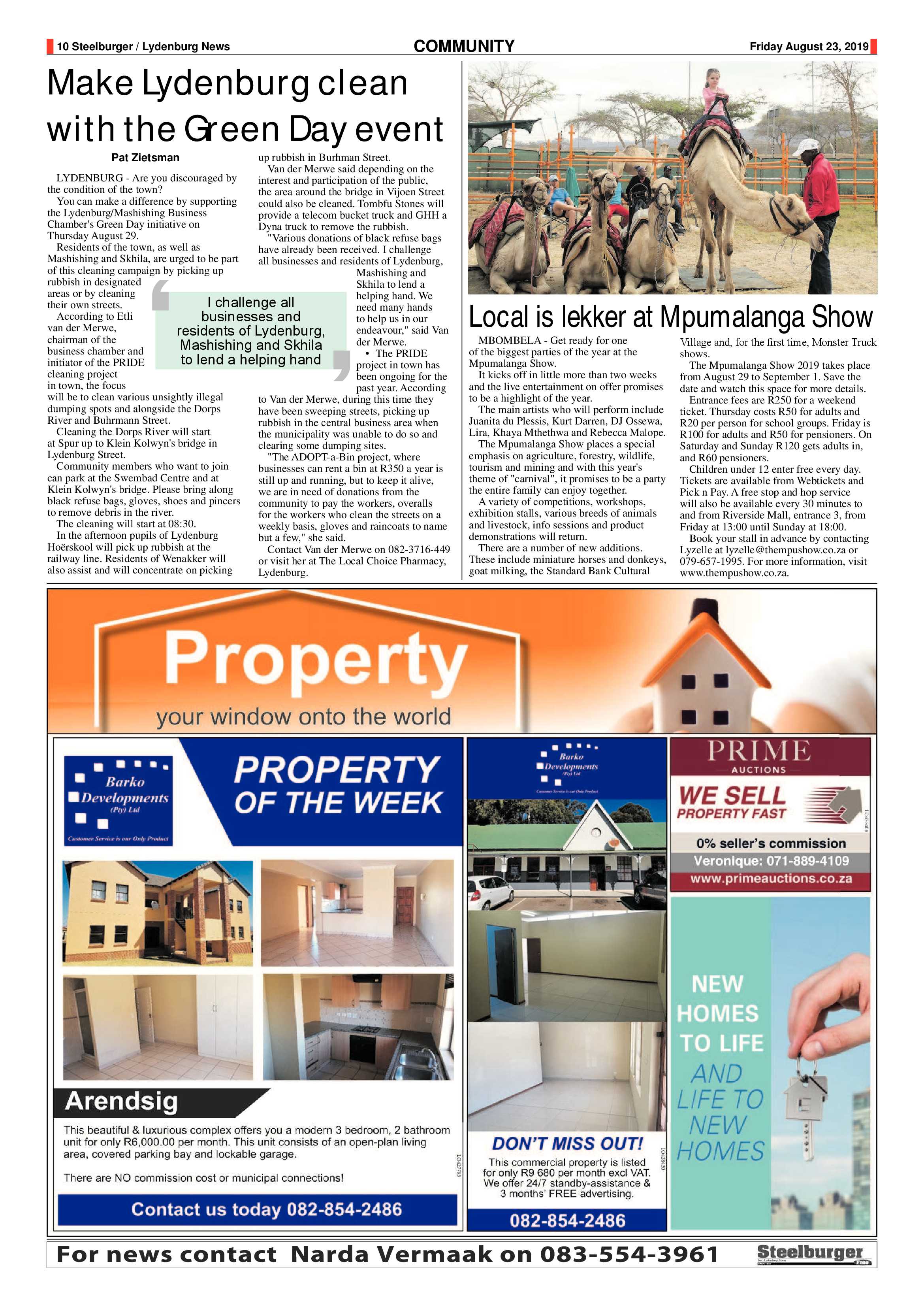 Steelburger News 23 August 2019 page 10