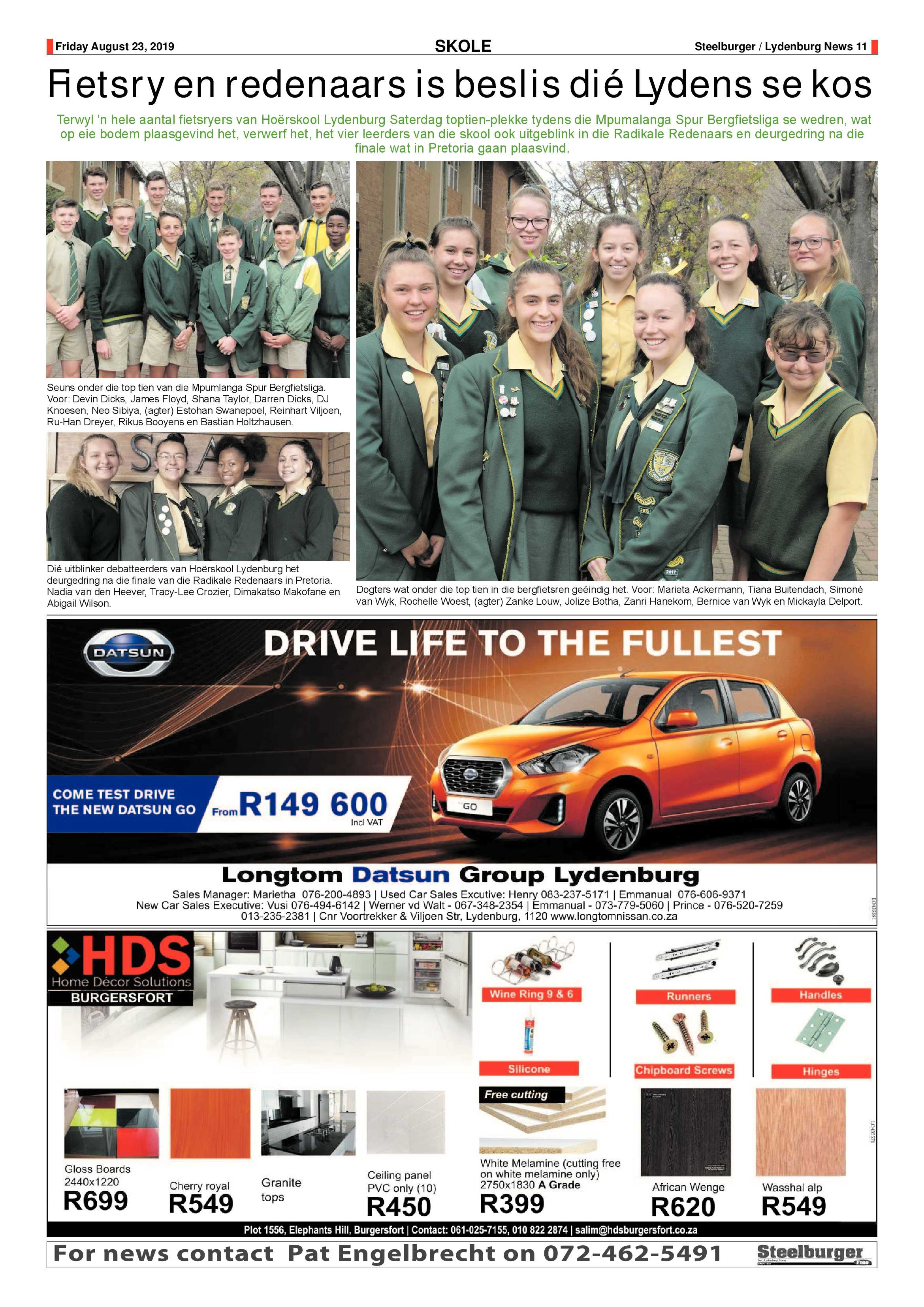 Steelburger News 23 August 2019 page 11