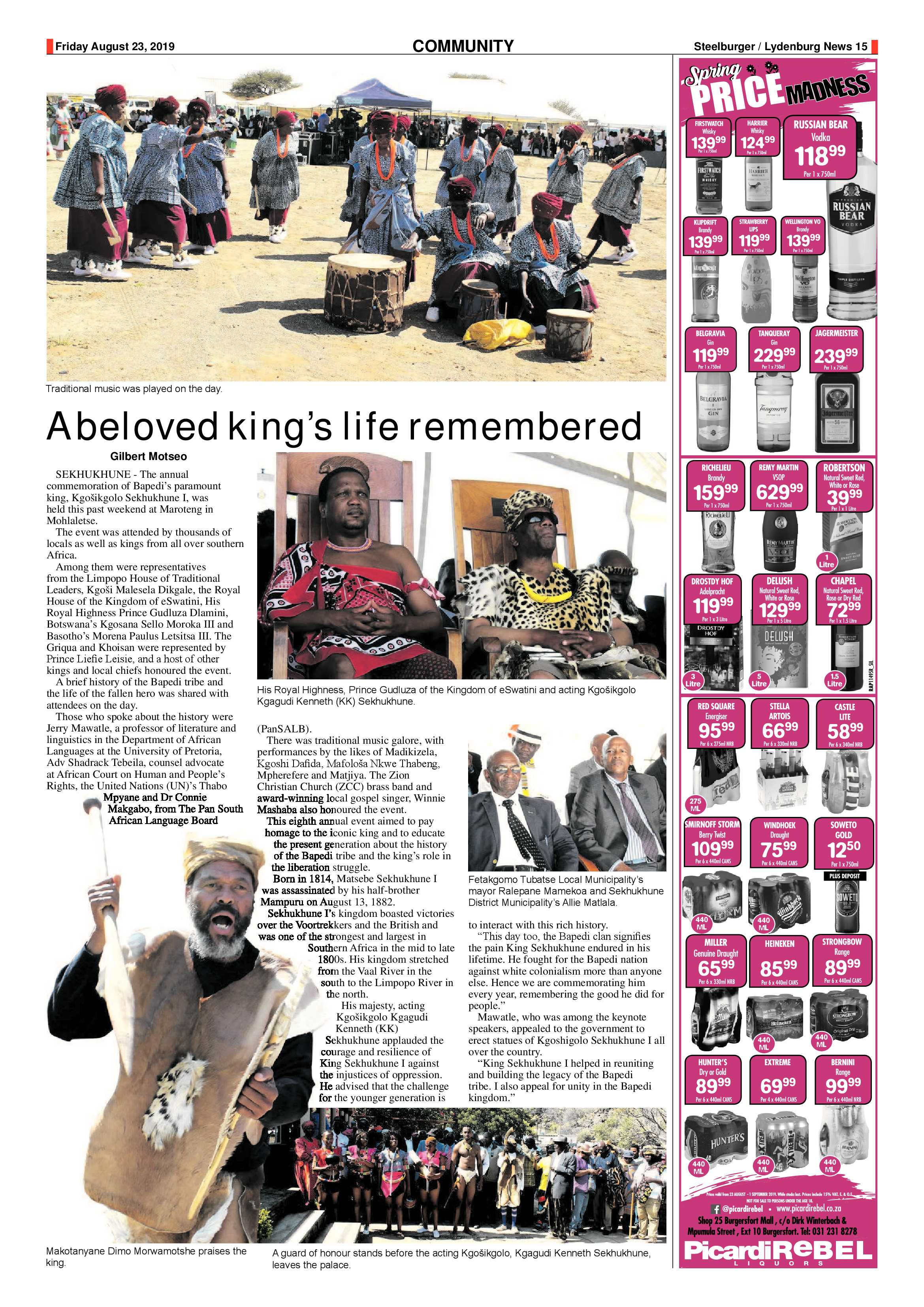 Steelburger News 23 August 2019 page 15