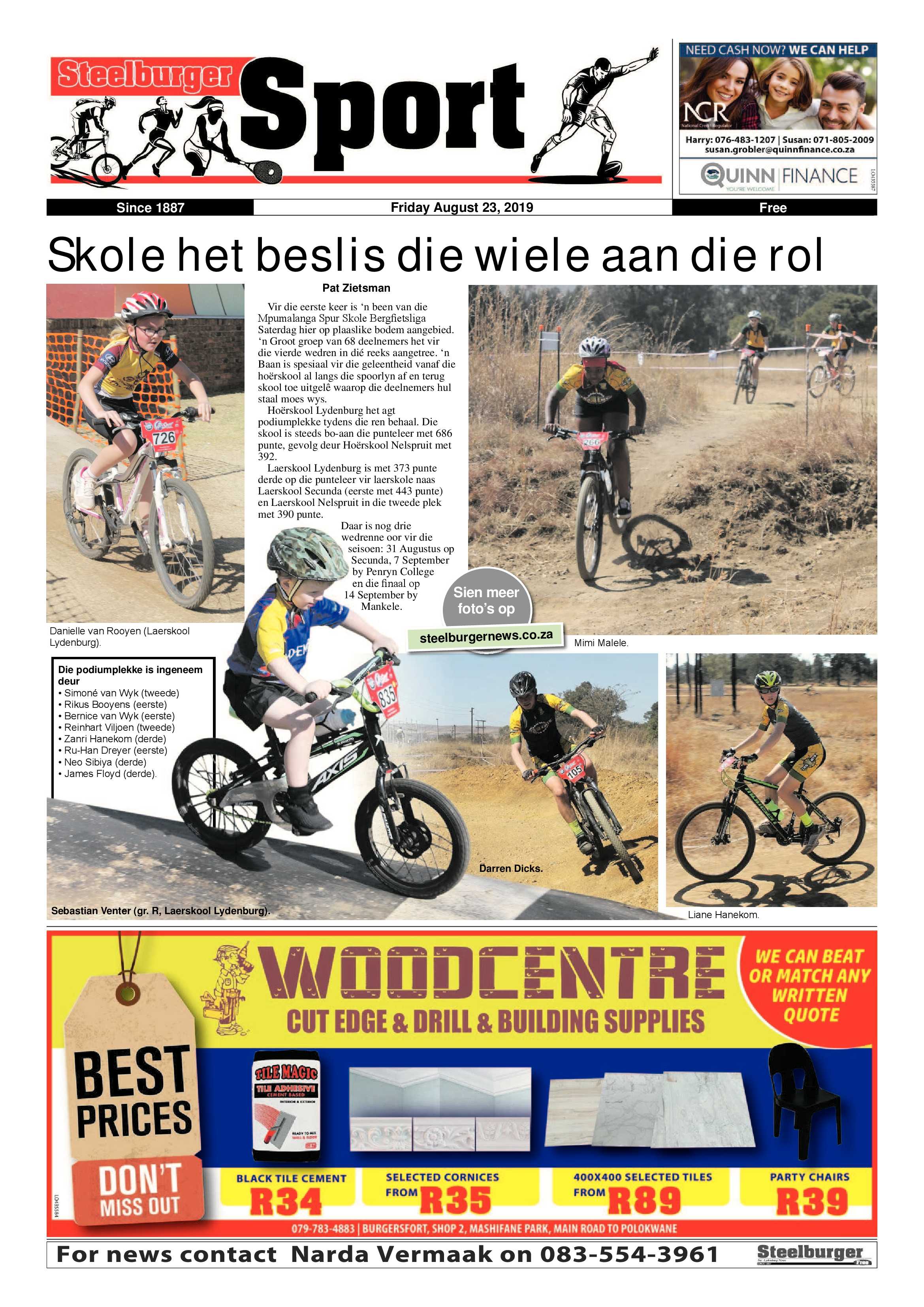 Steelburger News 23 August 2019 page 20