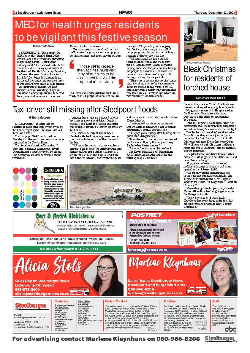 Steelburger News 23 December 2021 page 2