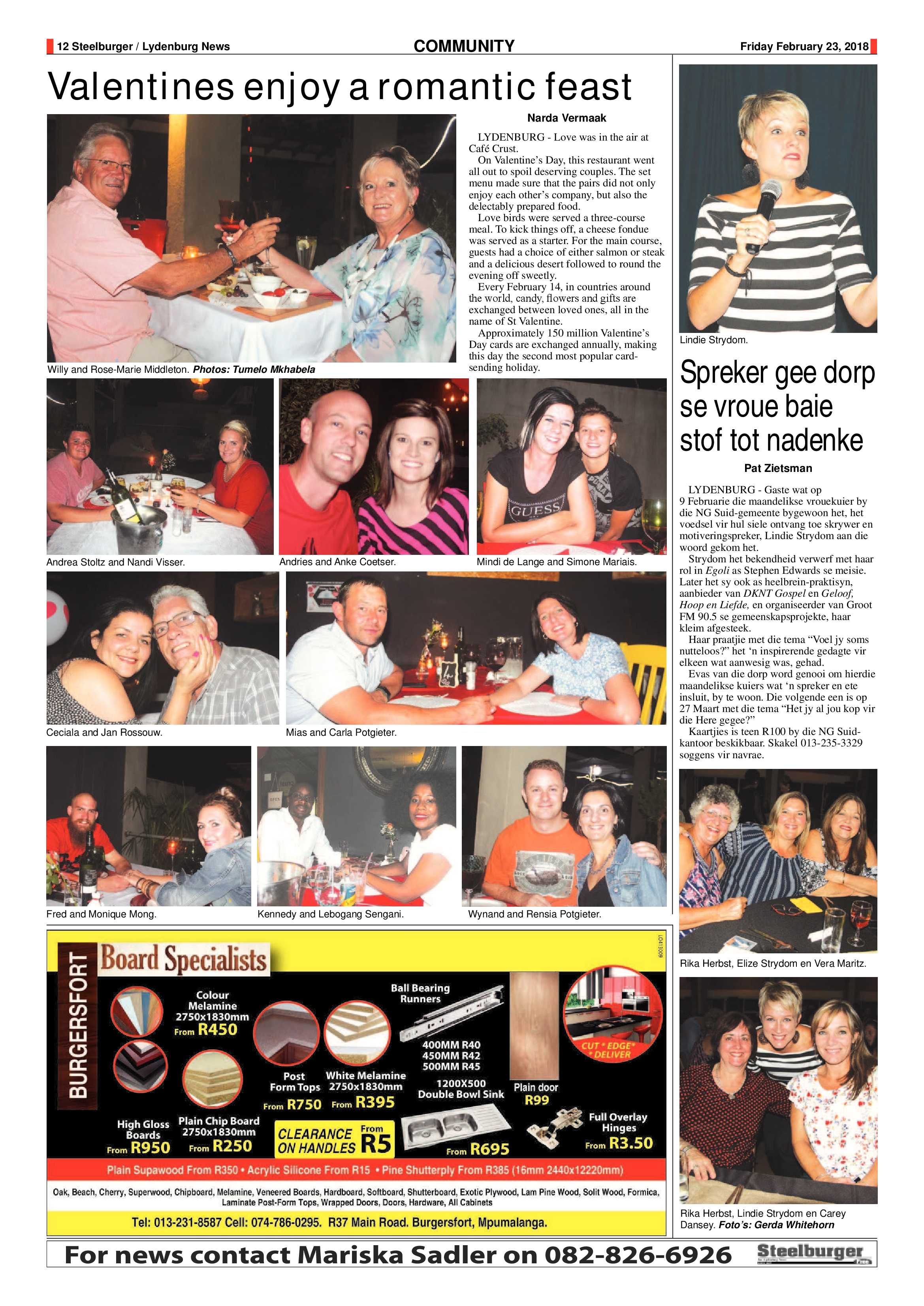 Steelburger News 23 February 2018 page 12