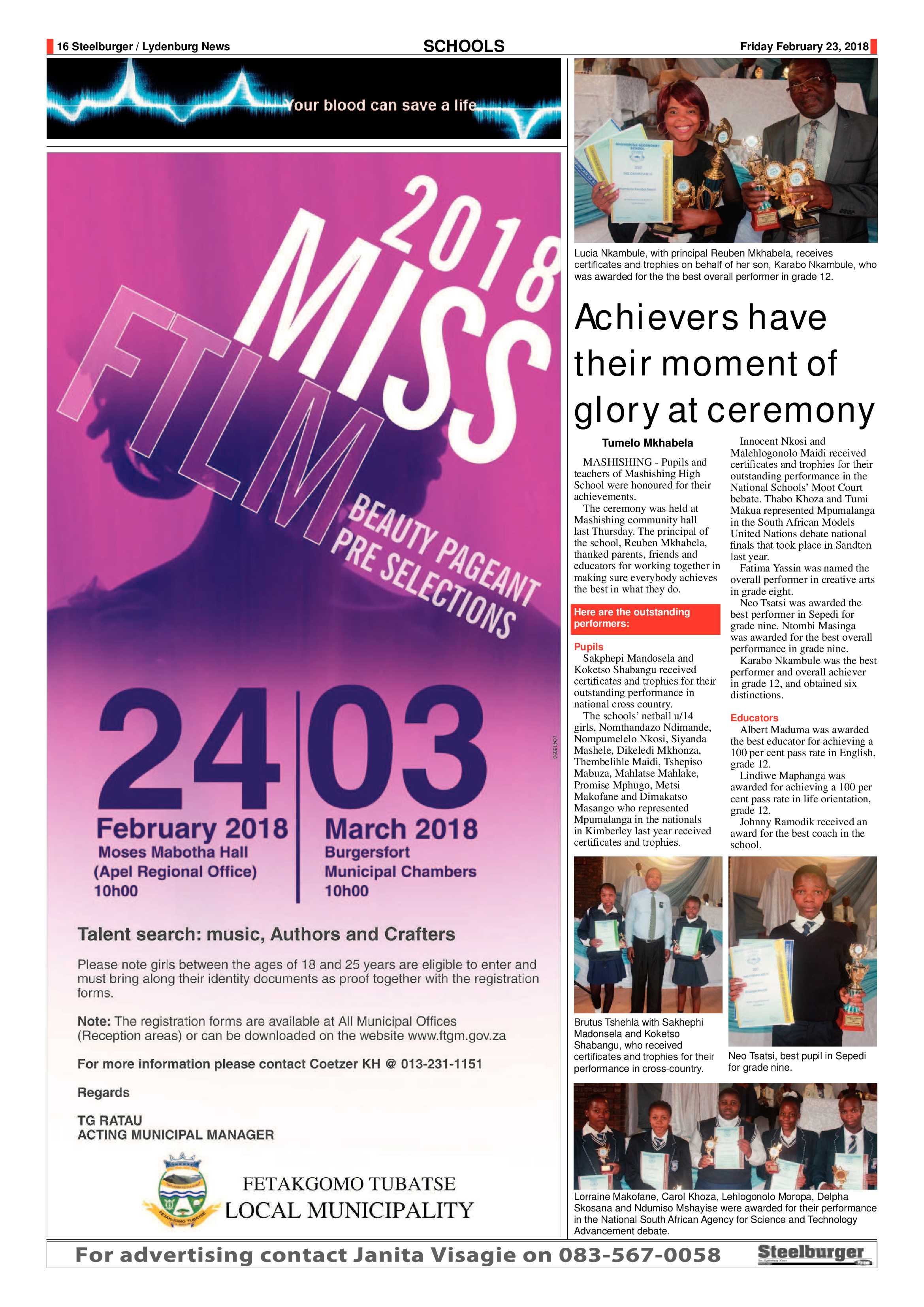 Steelburger News 23 February 2018 page 16