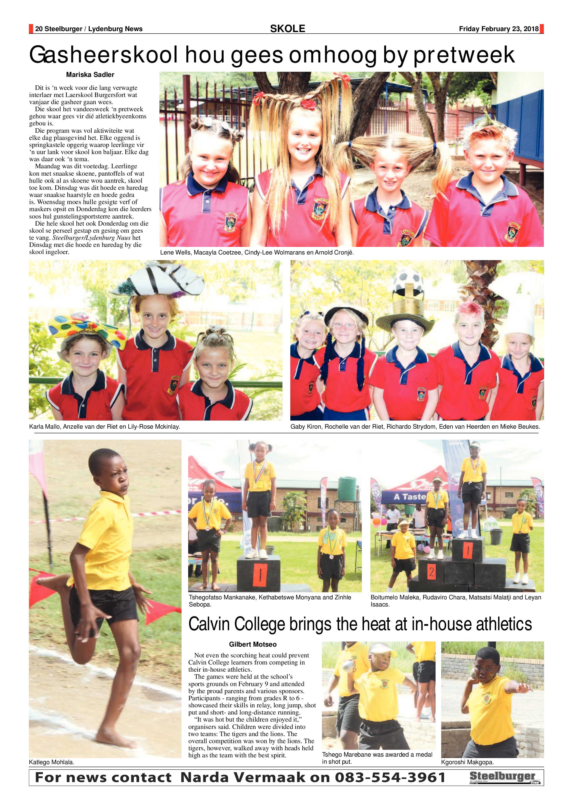 Steelburger News 23 February 2018 page 20
