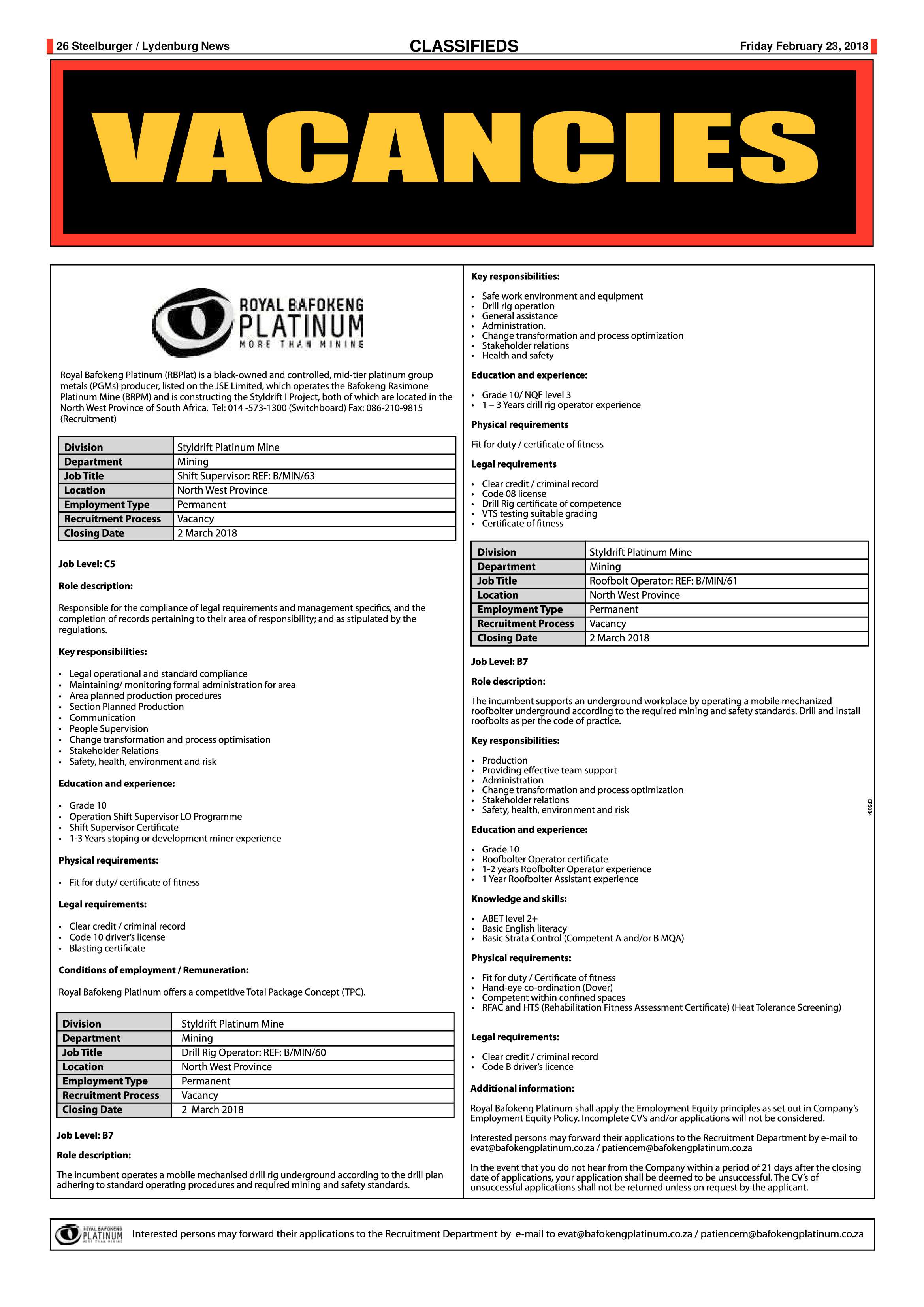 Steelburger News 23 February 2018 page 26