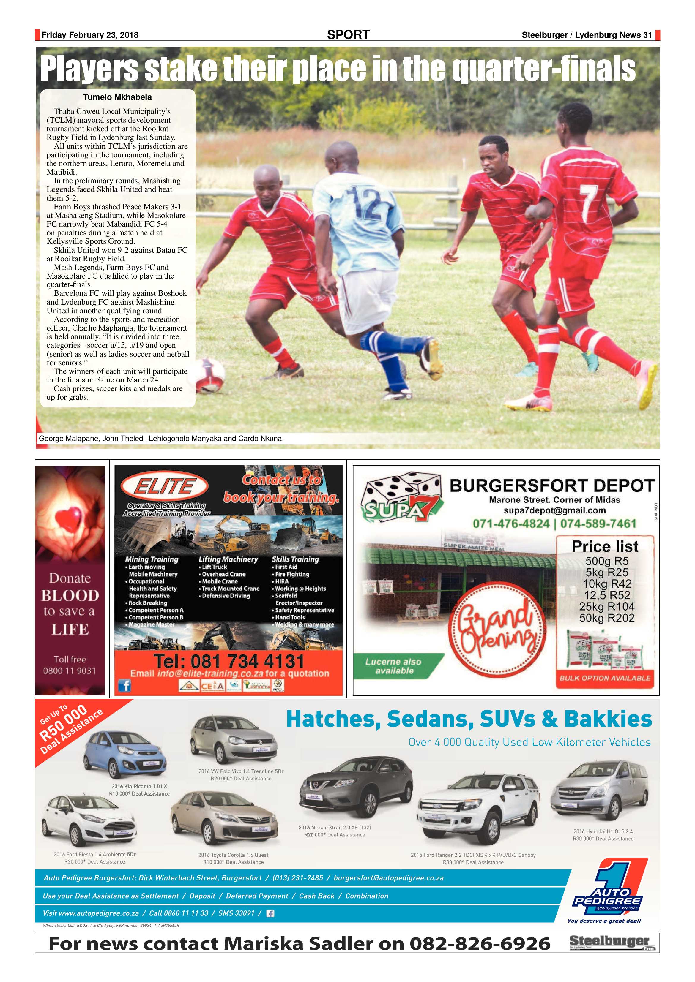 Steelburger News 23 February 2018 page 31