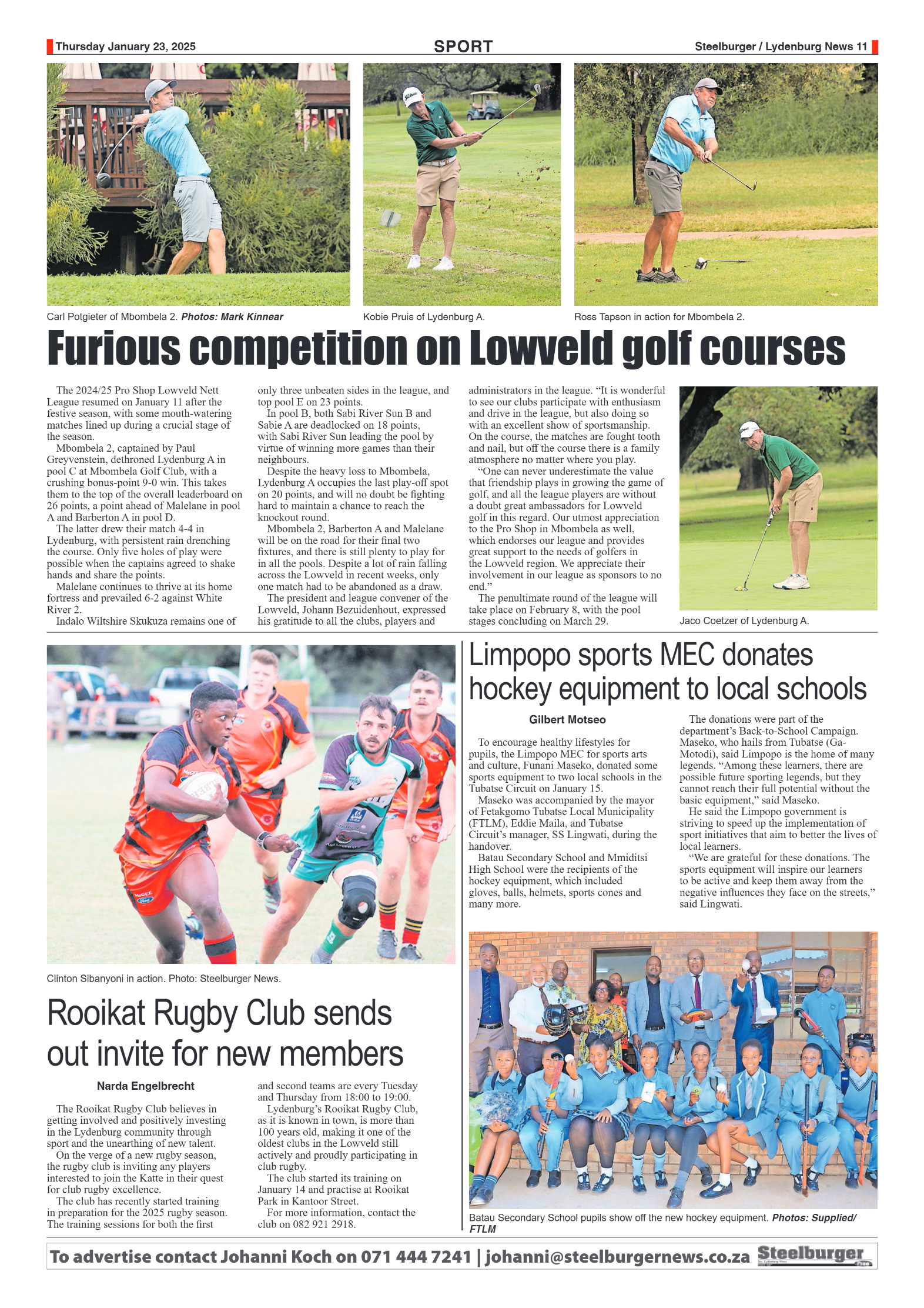 Steelburger News 23 November 2025 page 11