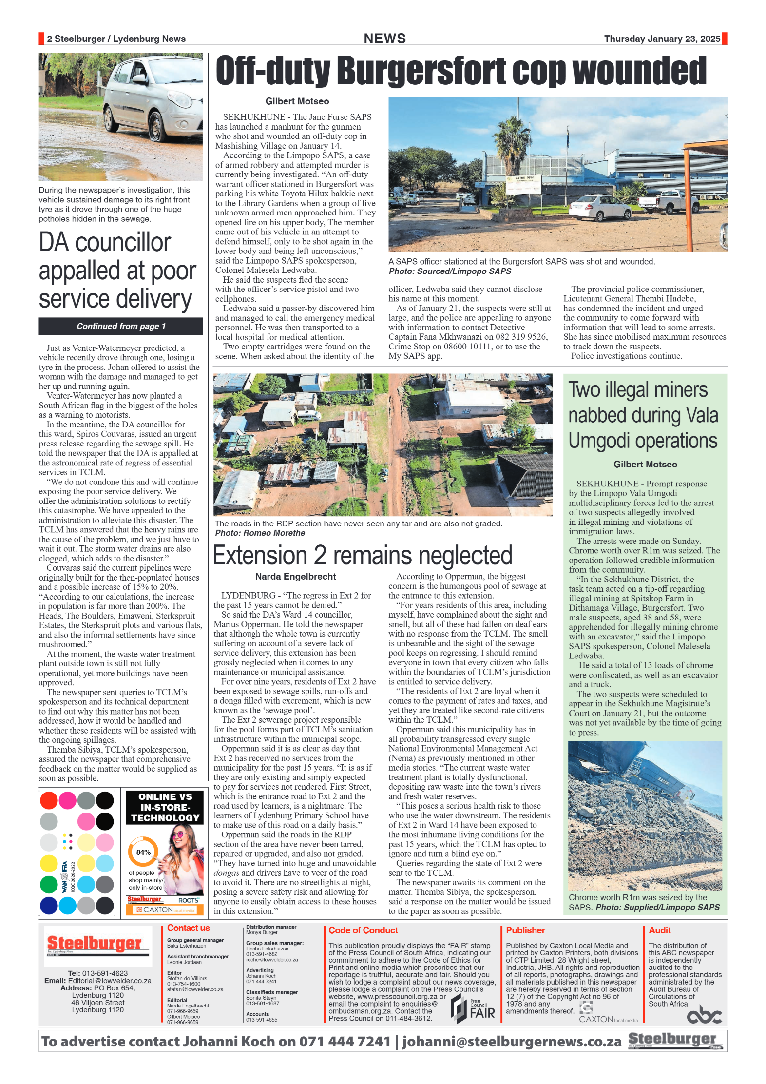 Steelburger News 23 November 2025 page 2