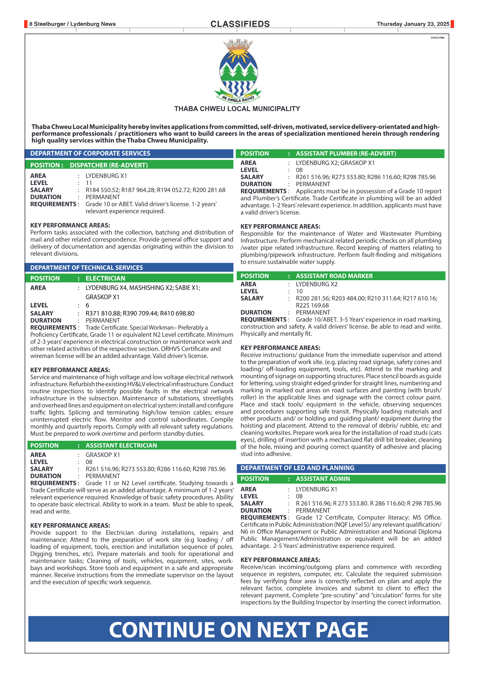 Steelburger News 23 November 2025 page 8