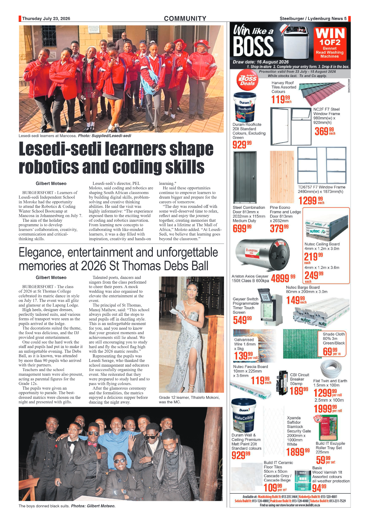 Steelburger News 23 July 2026 page 5