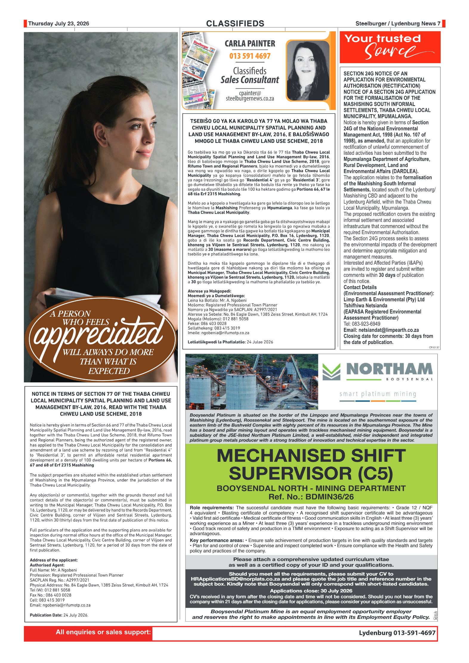 Steelburger News 23 July 2026 page 7