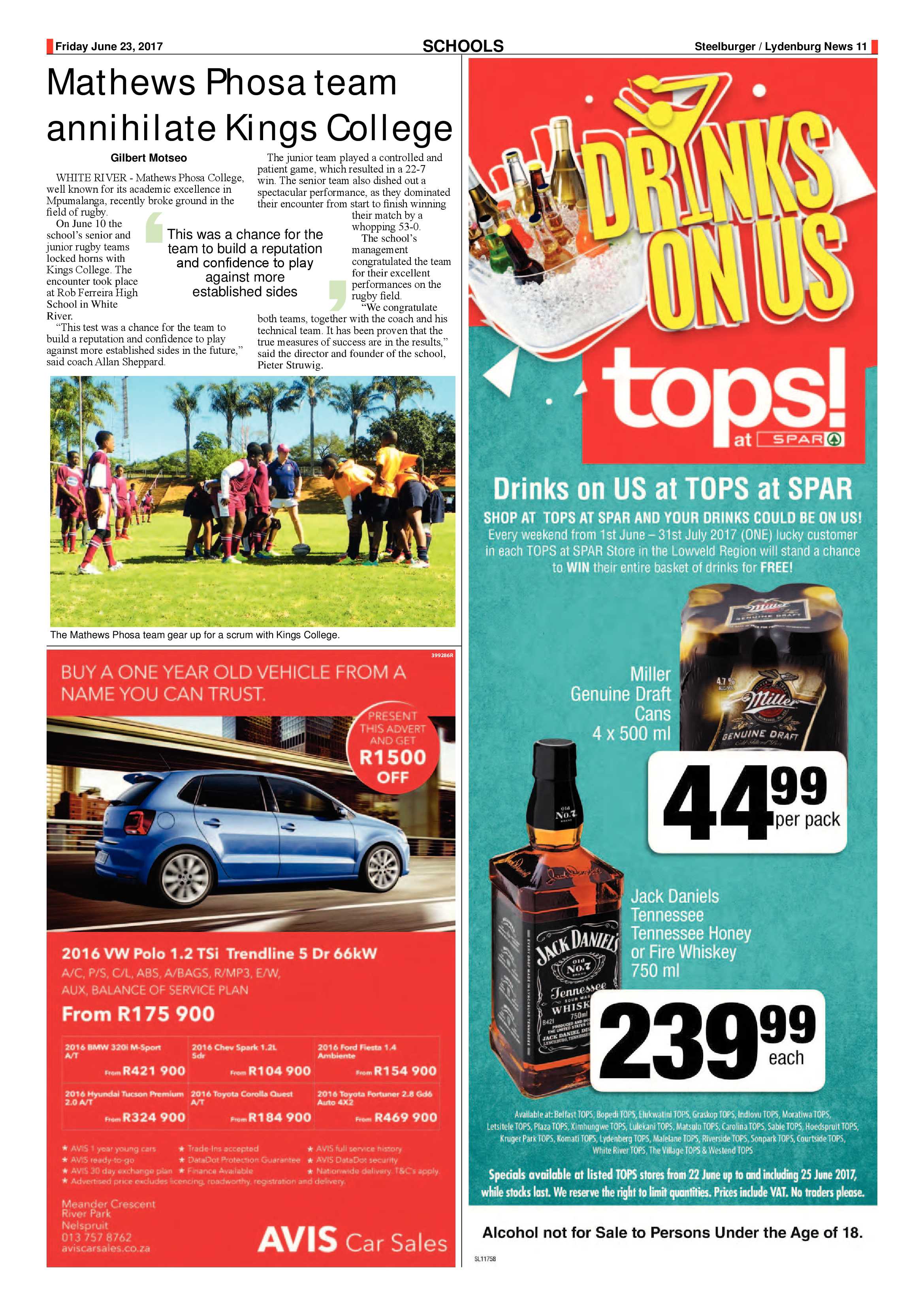 Steelburger News 23 June 2017 page 11