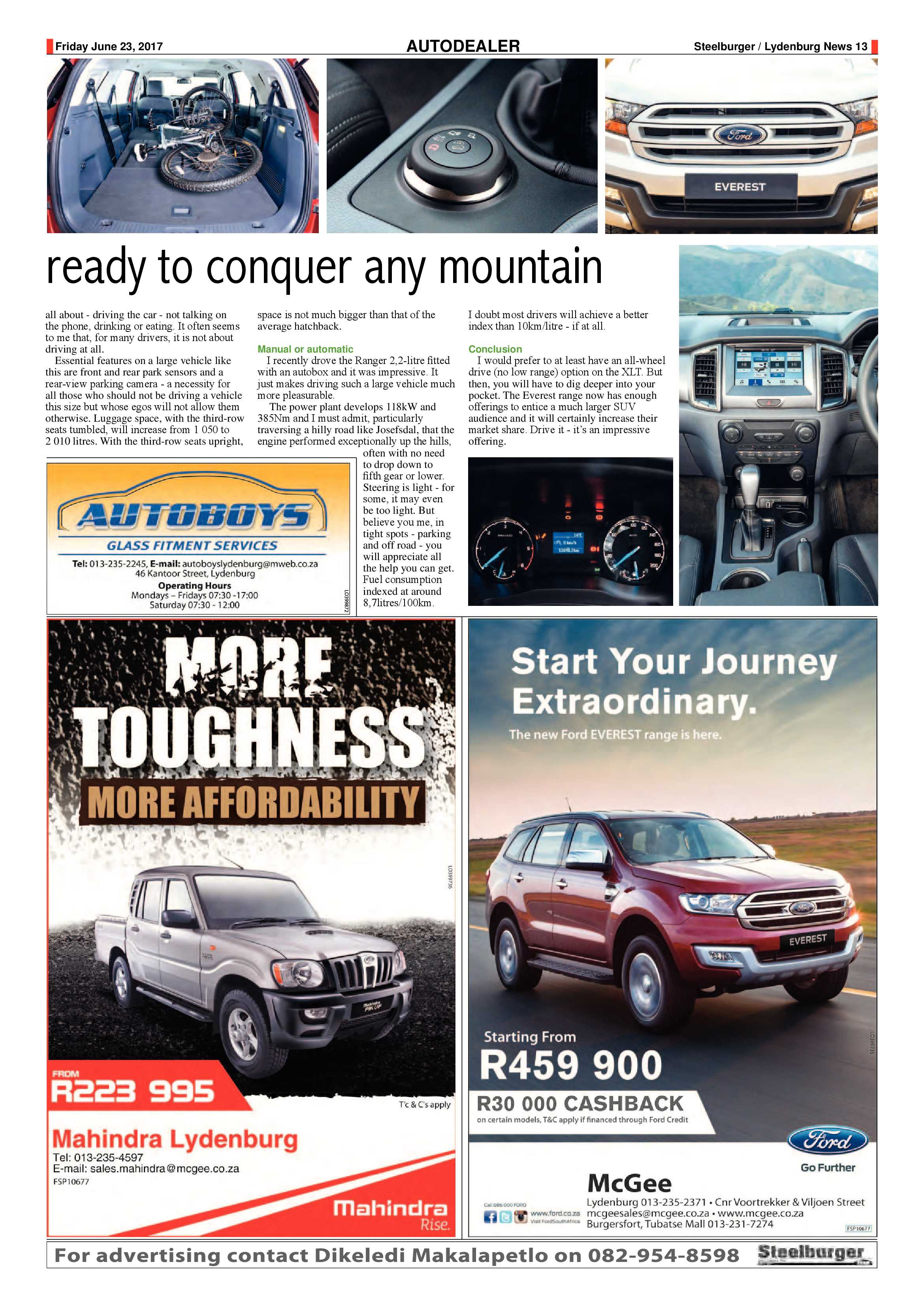 Steelburger News 23 June 2017 page 13