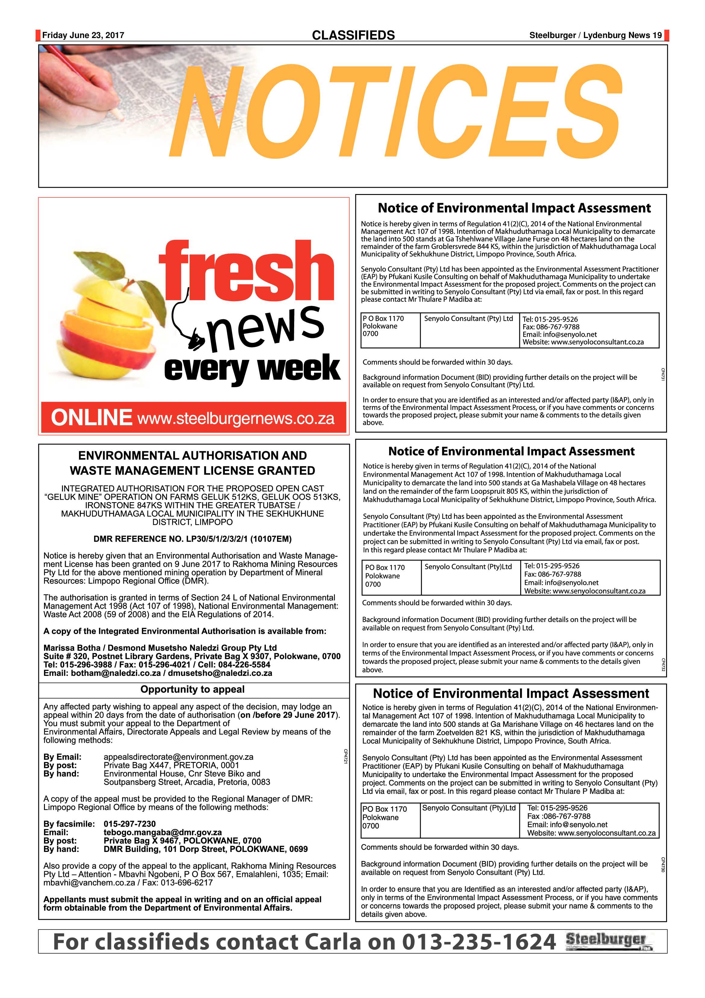 Steelburger News 23 June 2017 page 19