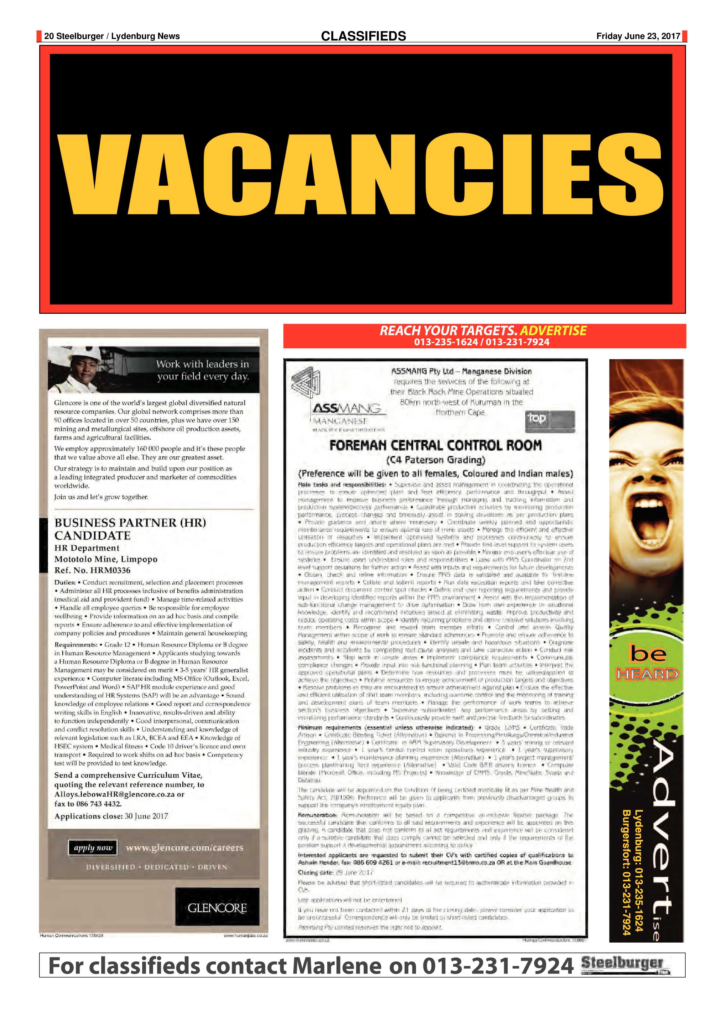 Steelburger News 23 June 2017 page 20