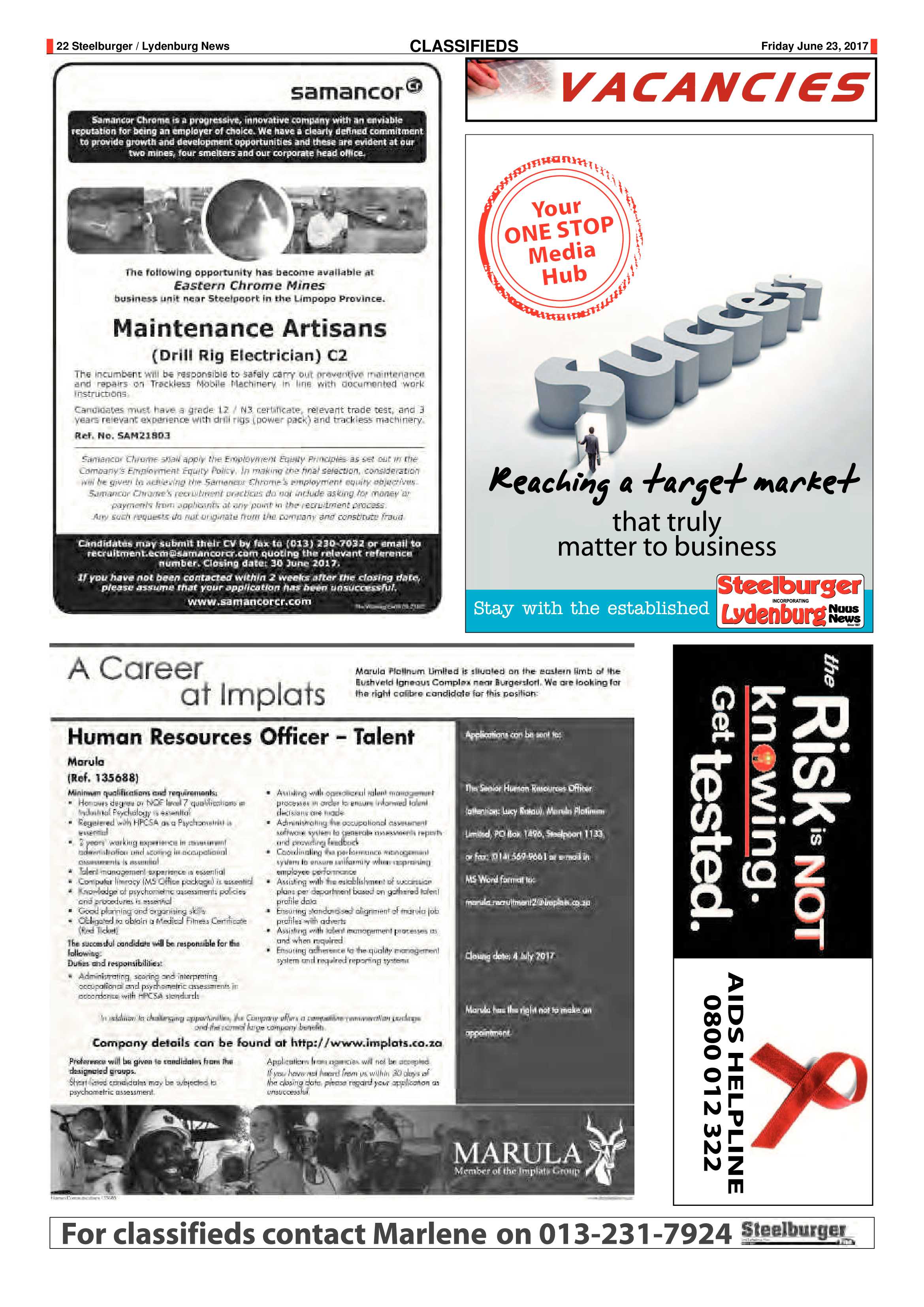Steelburger News 23 June 2017 page 22