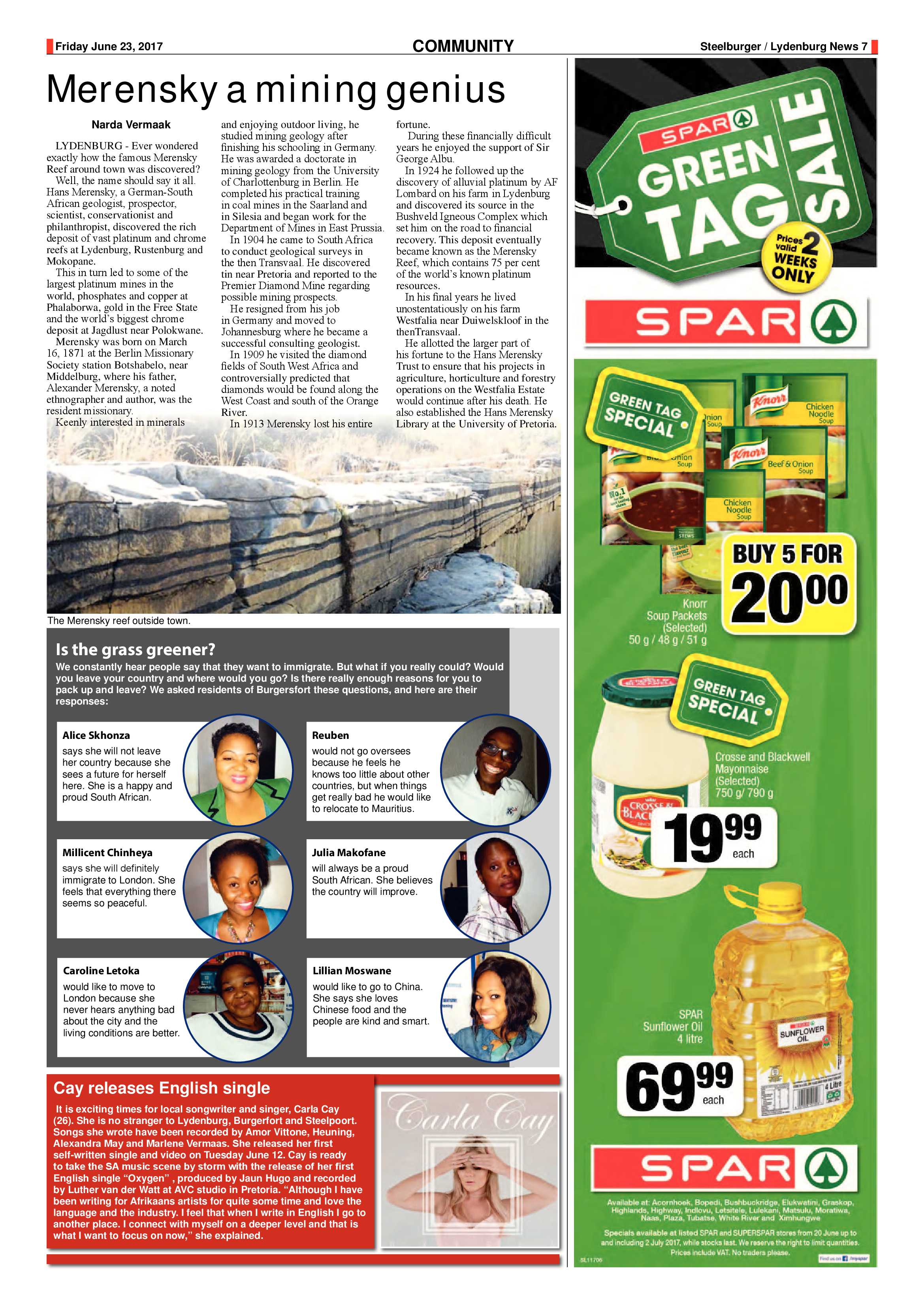 Steelburger News 23 June 2017 page 7