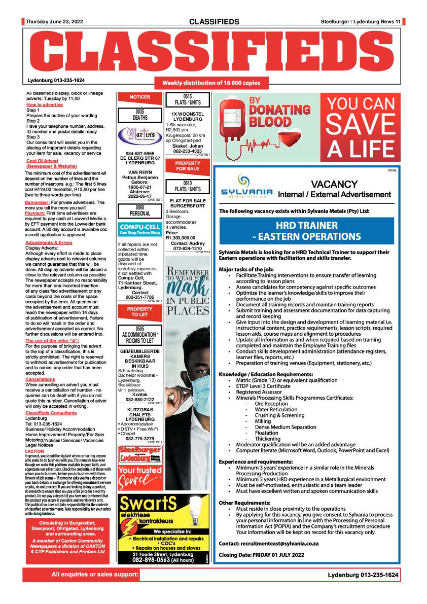 Steelburger News 23 June 2022 page 11