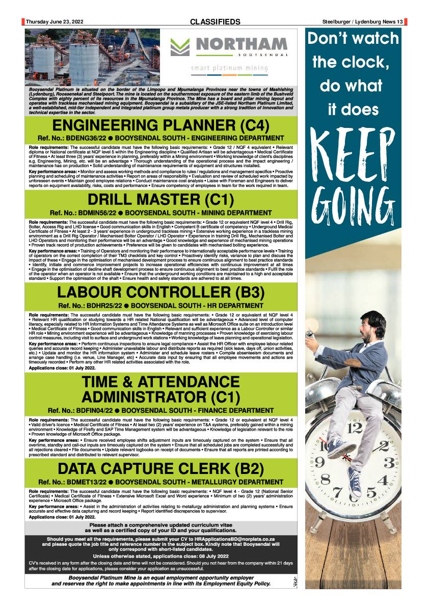 Steelburger News 23 June 2022 page 13