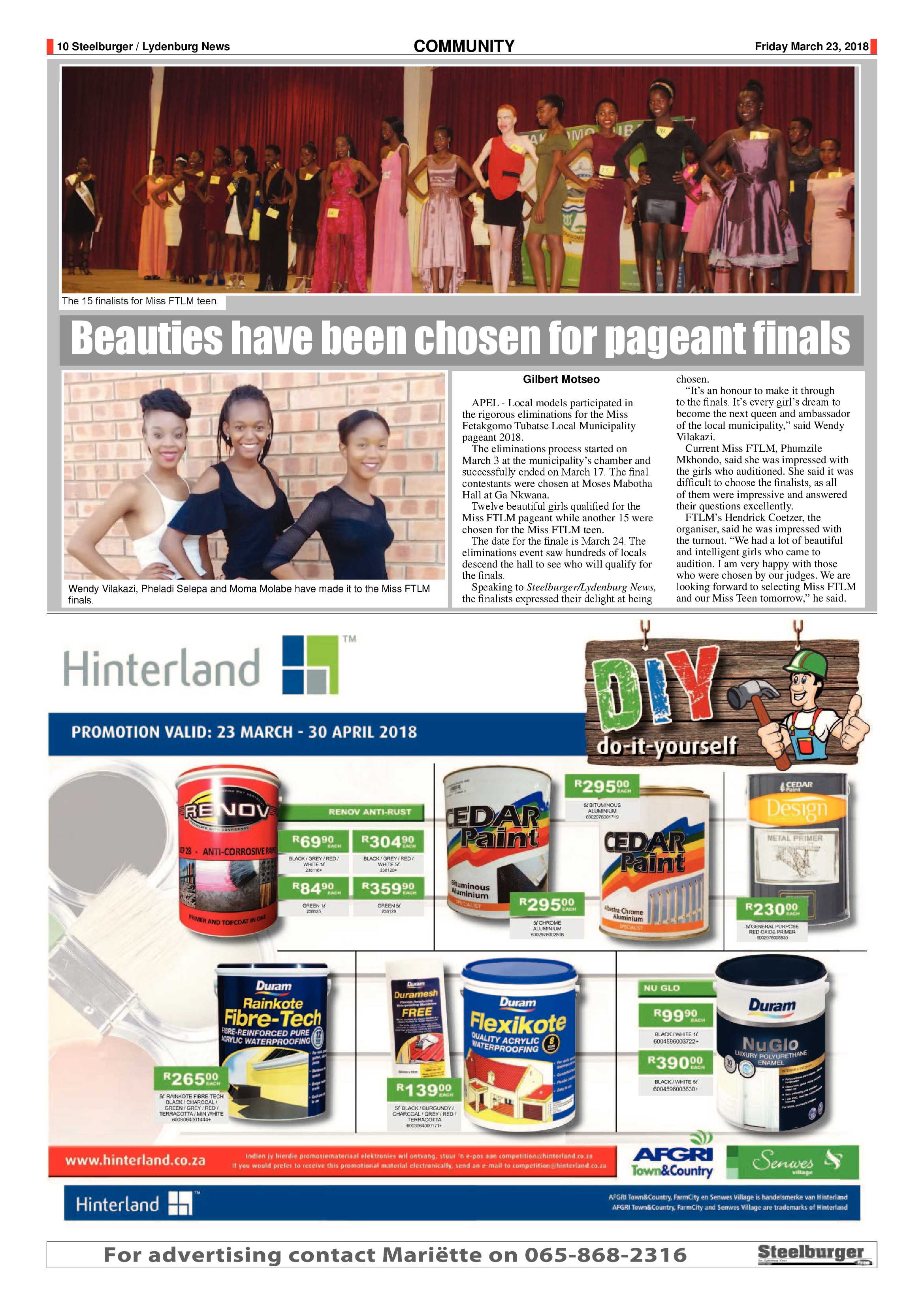 Steelburger News 23 March 2018 page 10