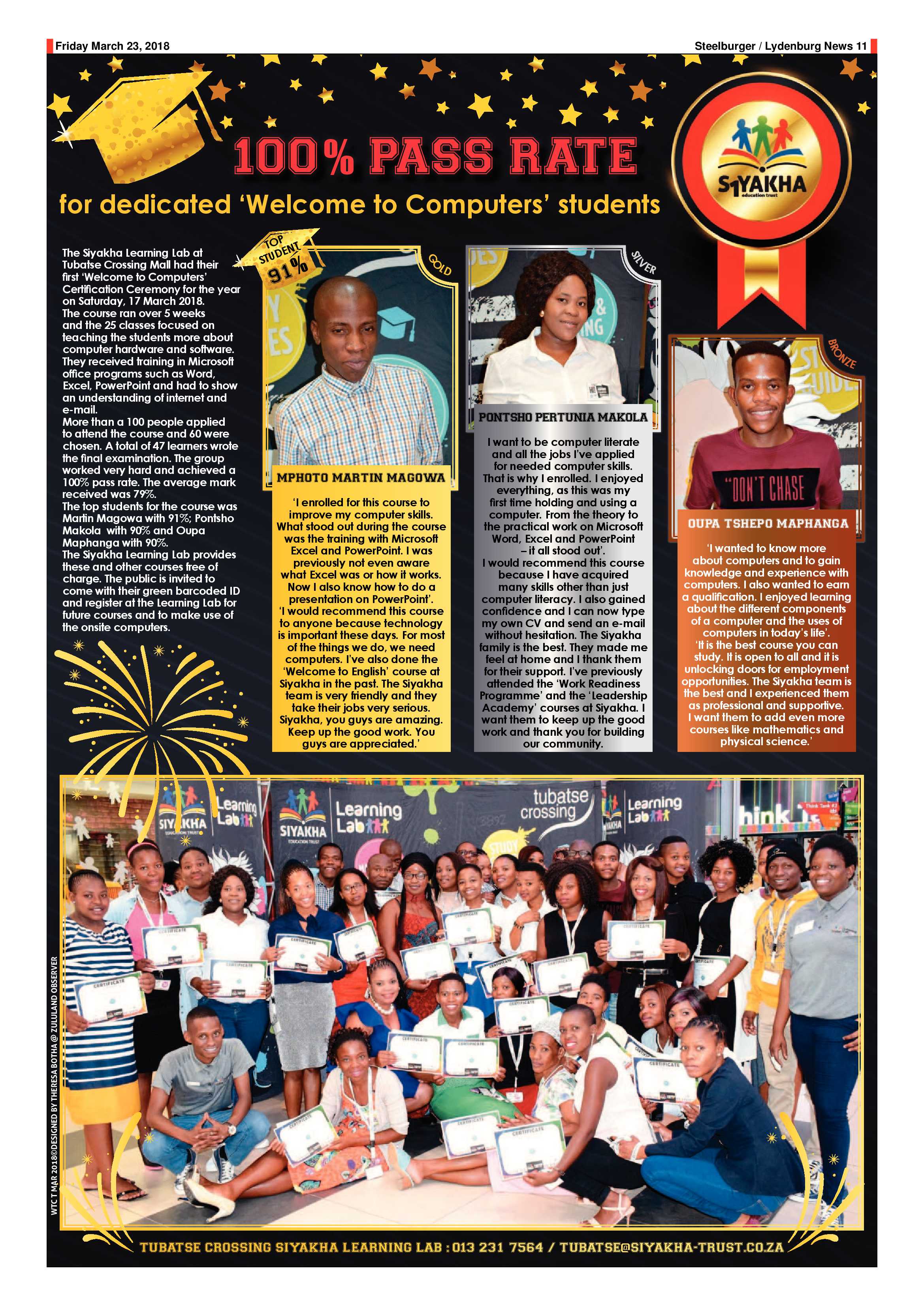 Steelburger News 23 March 2018 page 11