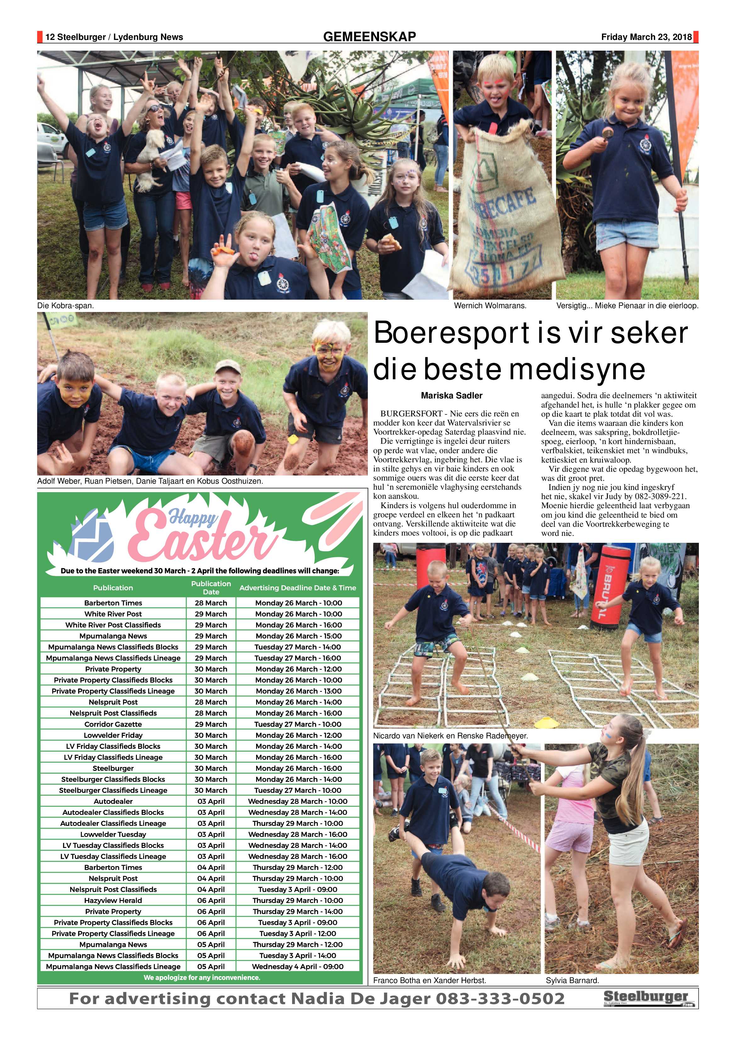 Steelburger News 23 March 2018 page 12