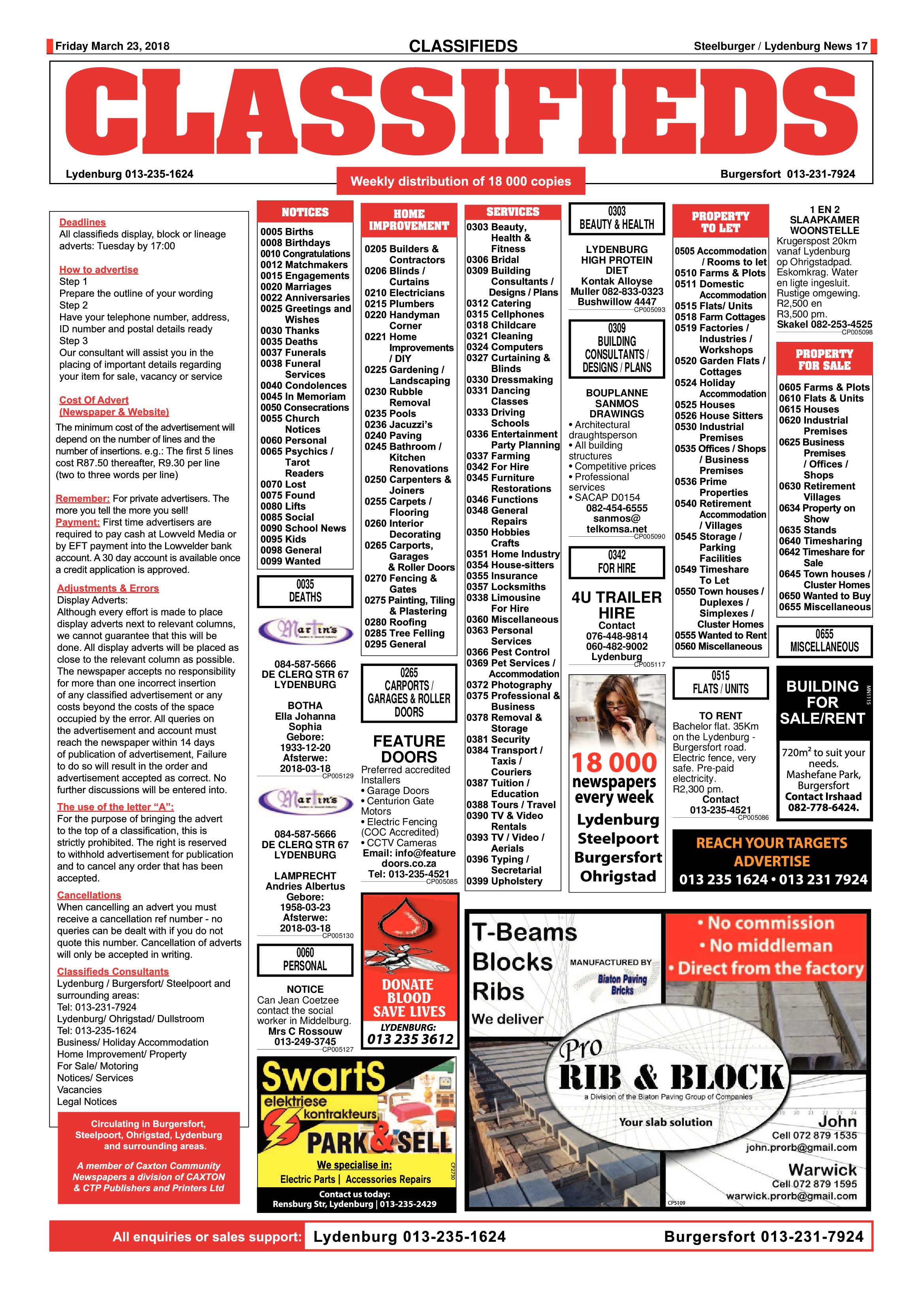 Steelburger News 23 March 2018 page 17