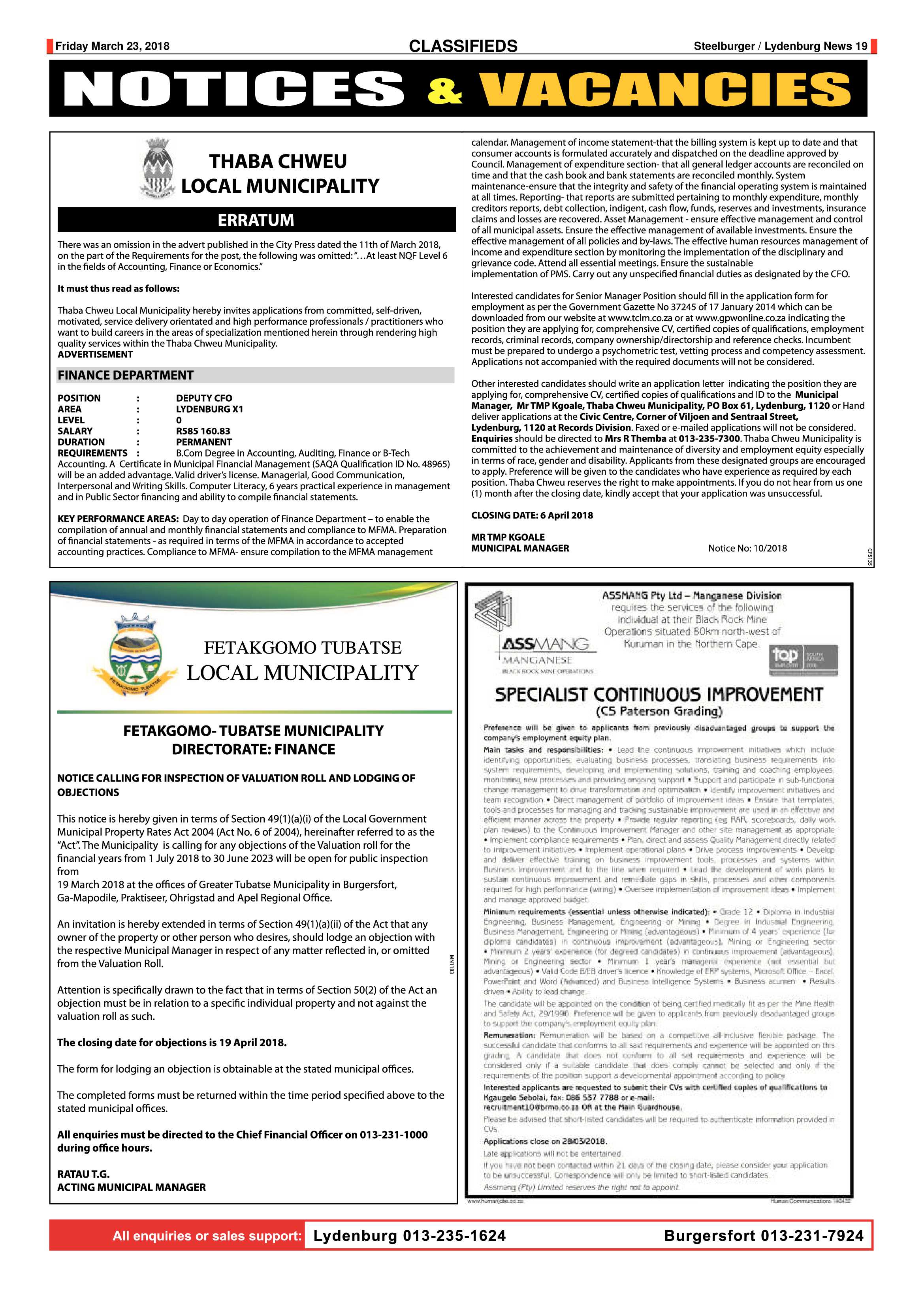 Steelburger News 23 March 2018 page 19