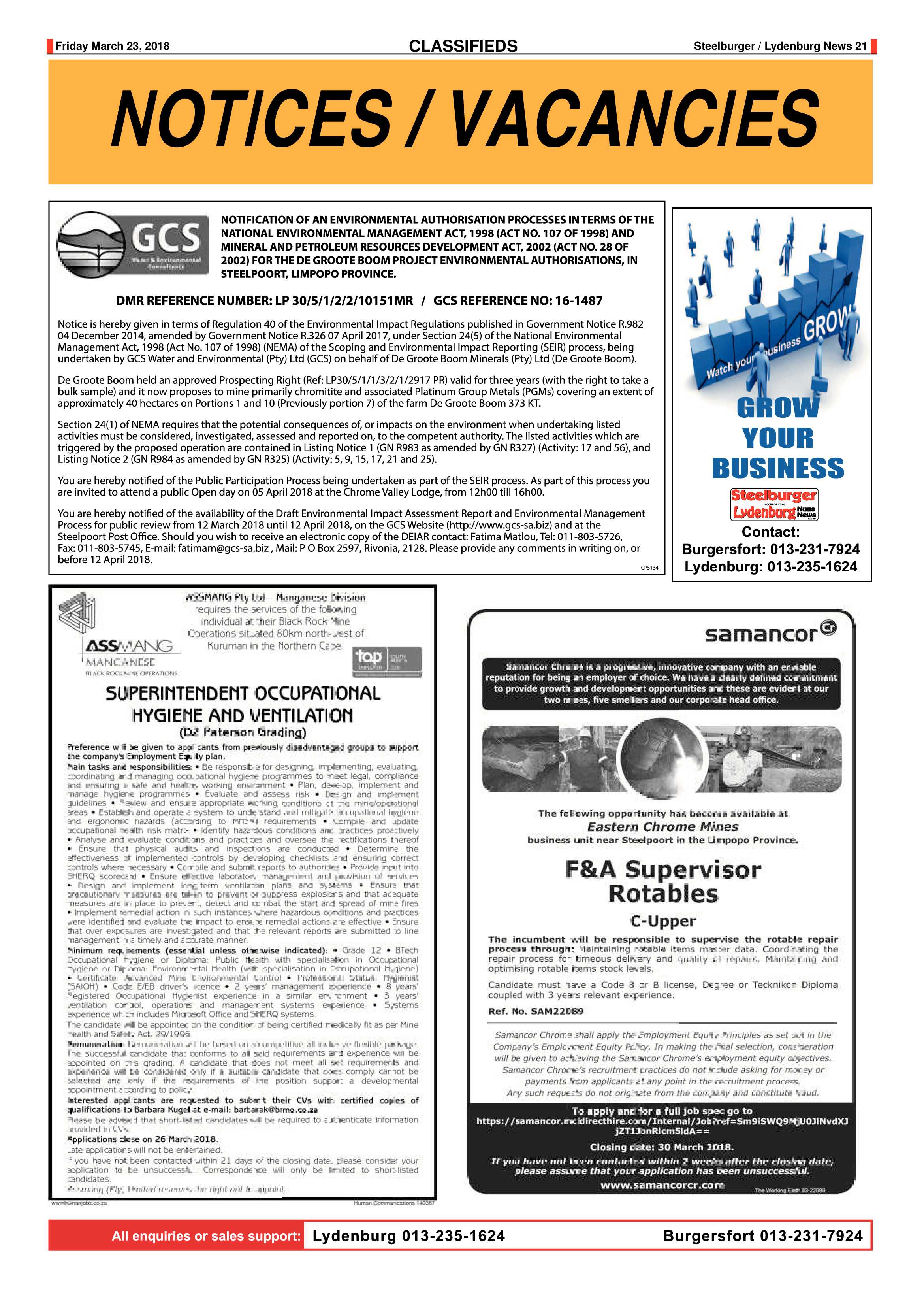 Steelburger News 23 March 2018 page 21