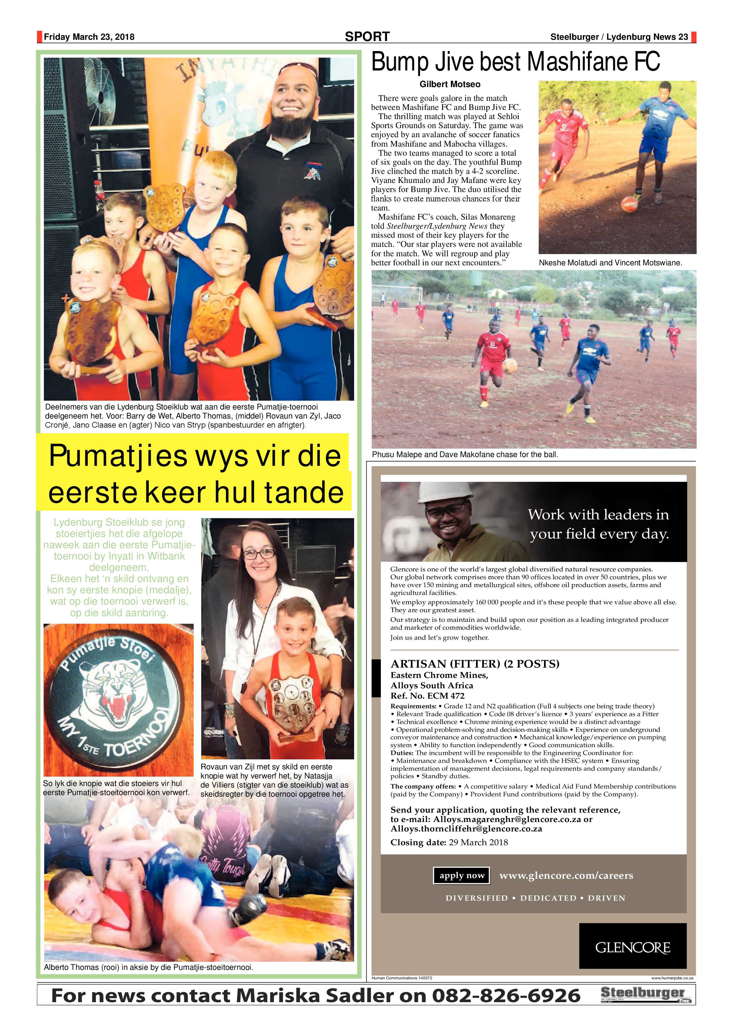 Steelburger News 23 March 2018 page 23