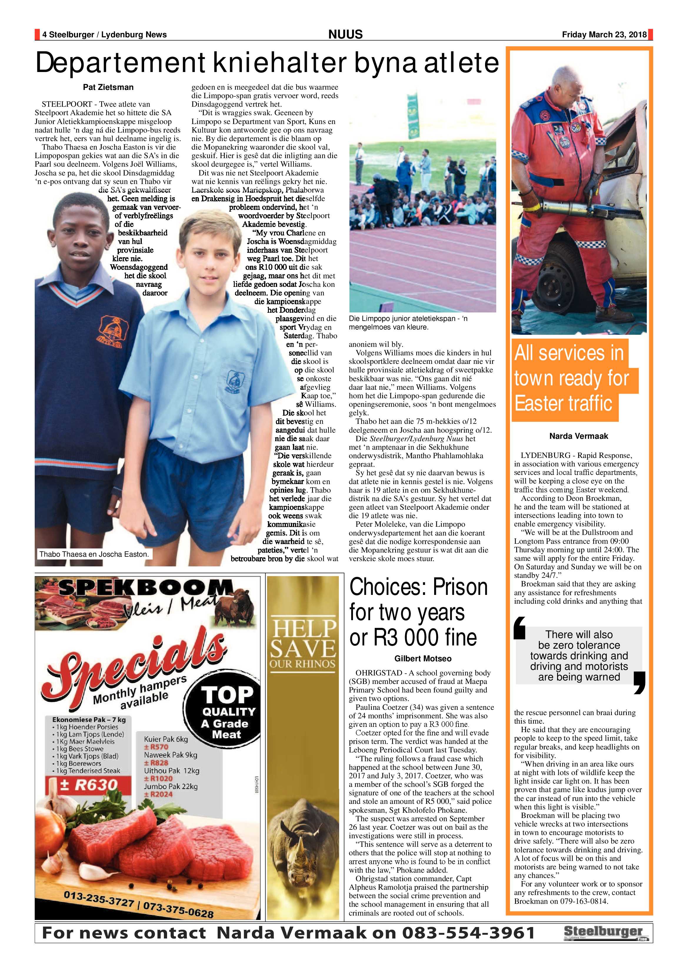 Steelburger News 23 March 2018 page 4