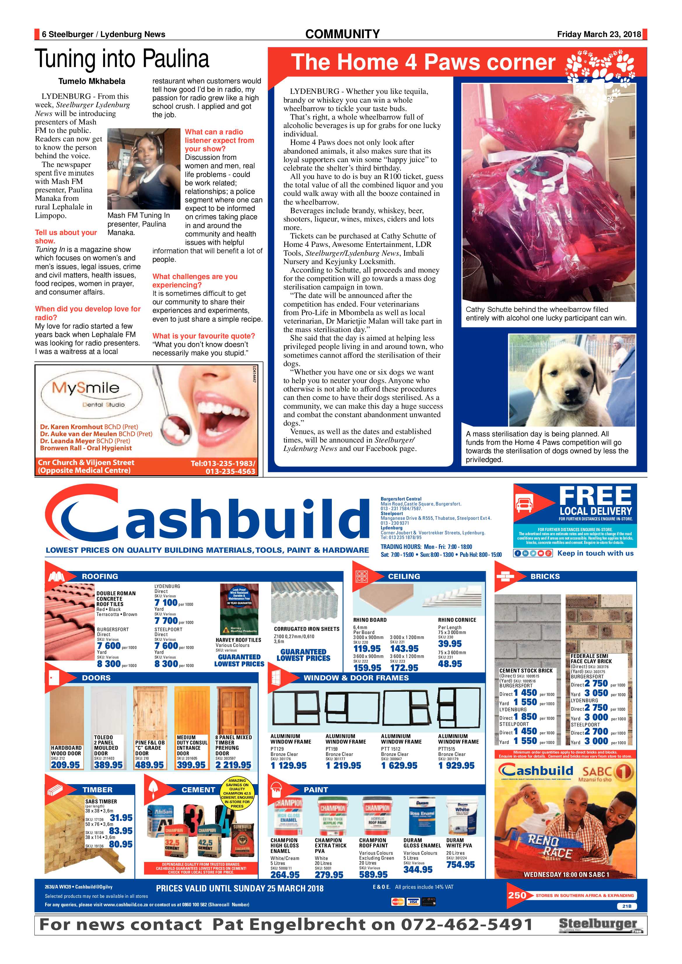 Steelburger News 23 March 2018 page 6