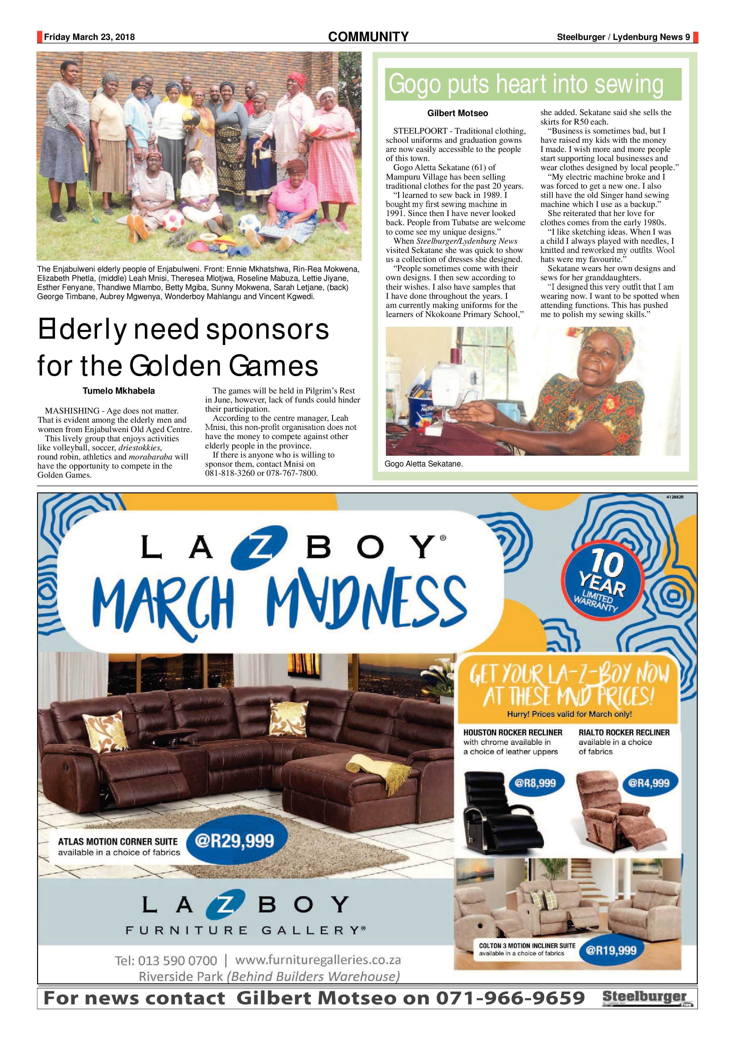 Steelburger News 23 March 2018 page 9