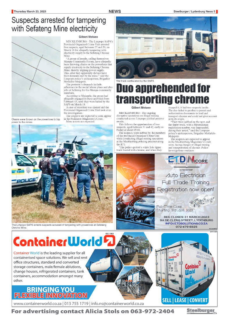 Steelburger News 23 March 2023 page 5