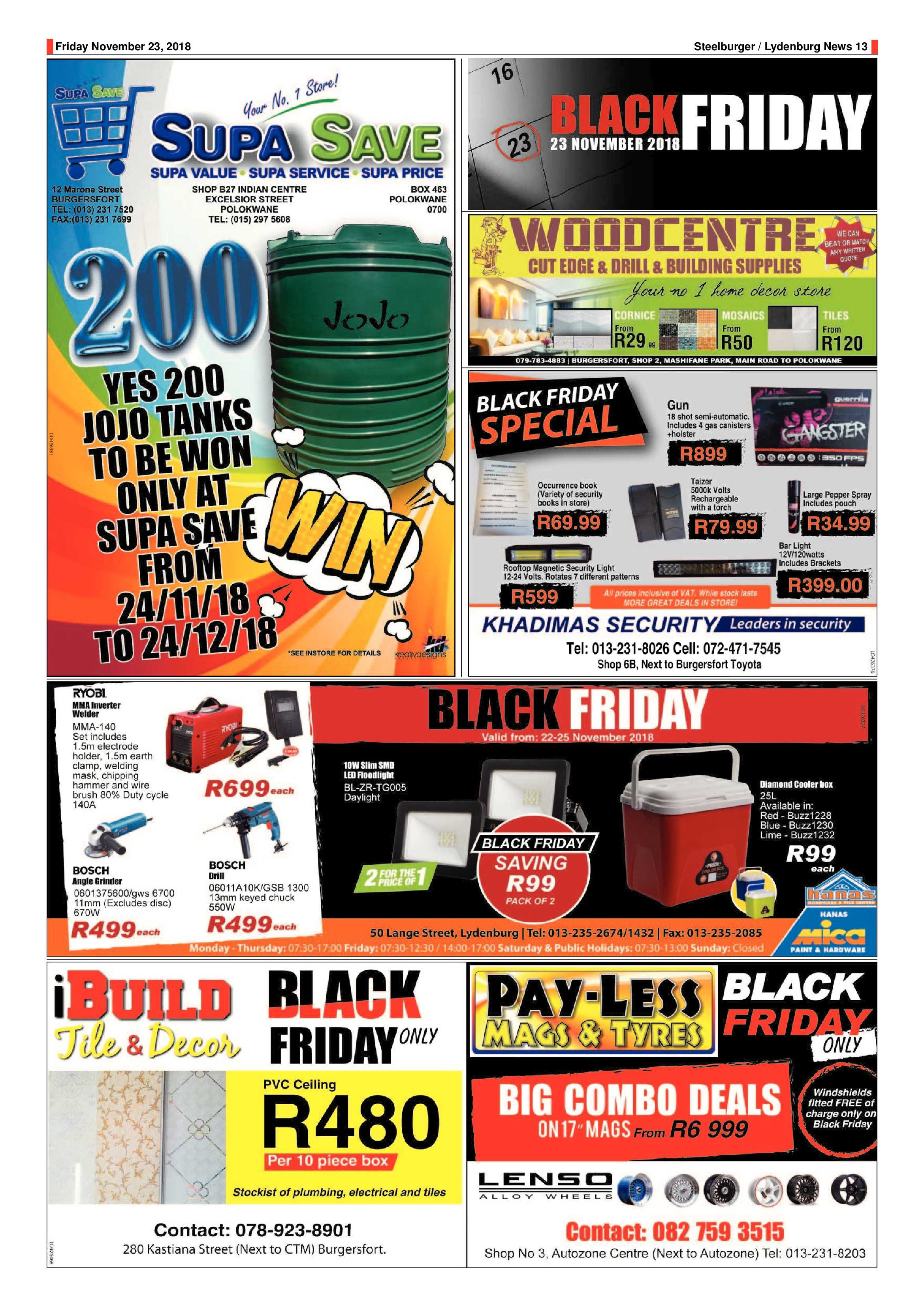 Steelburger News 23 November 2018 page 13