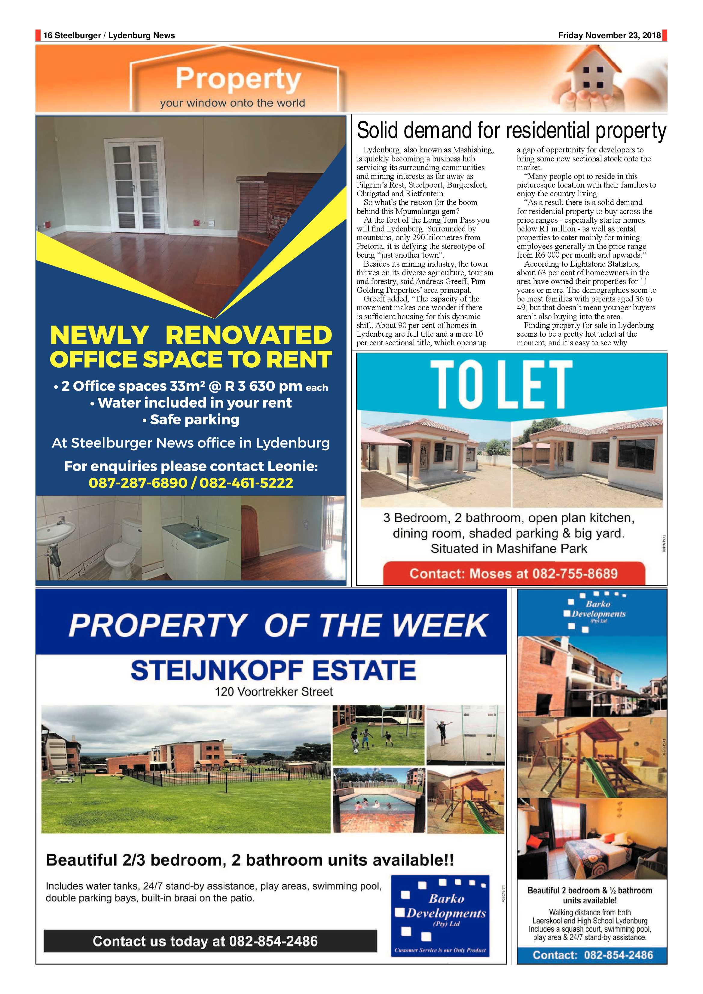 Steelburger News 23 November 2018 page 16