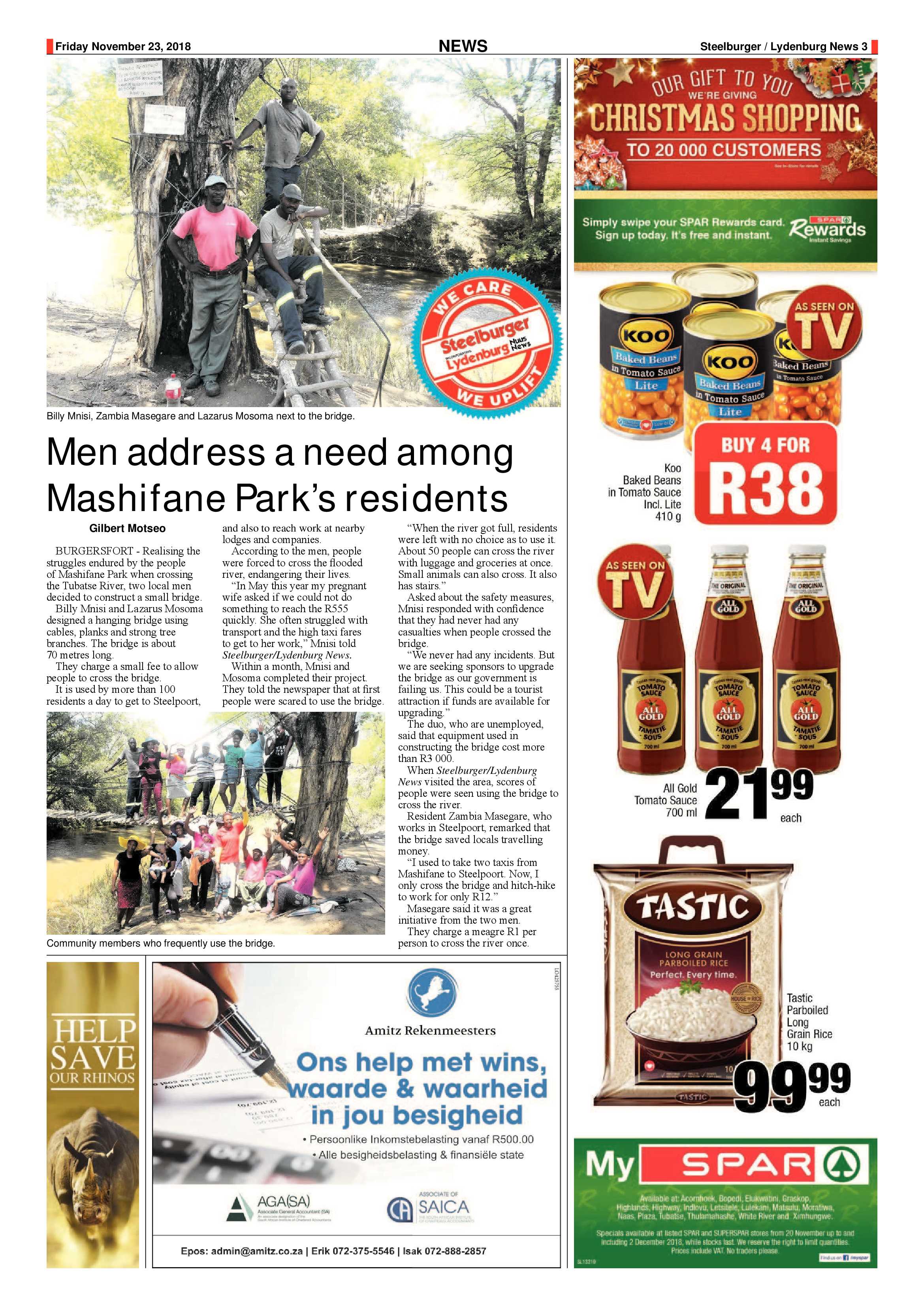 Steelburger News 23 November 2018 page 3