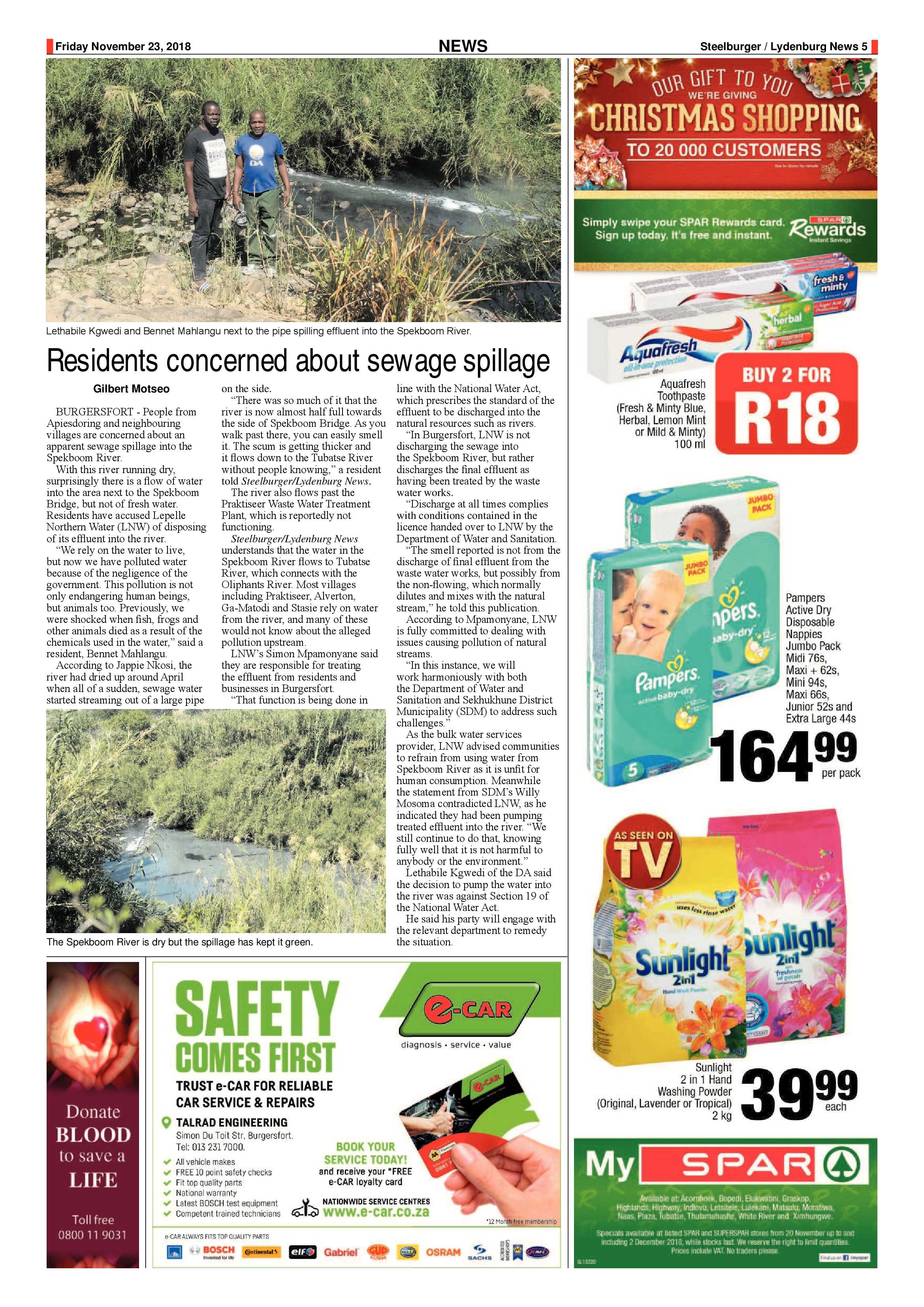 Steelburger News 23 November 2018 page 5