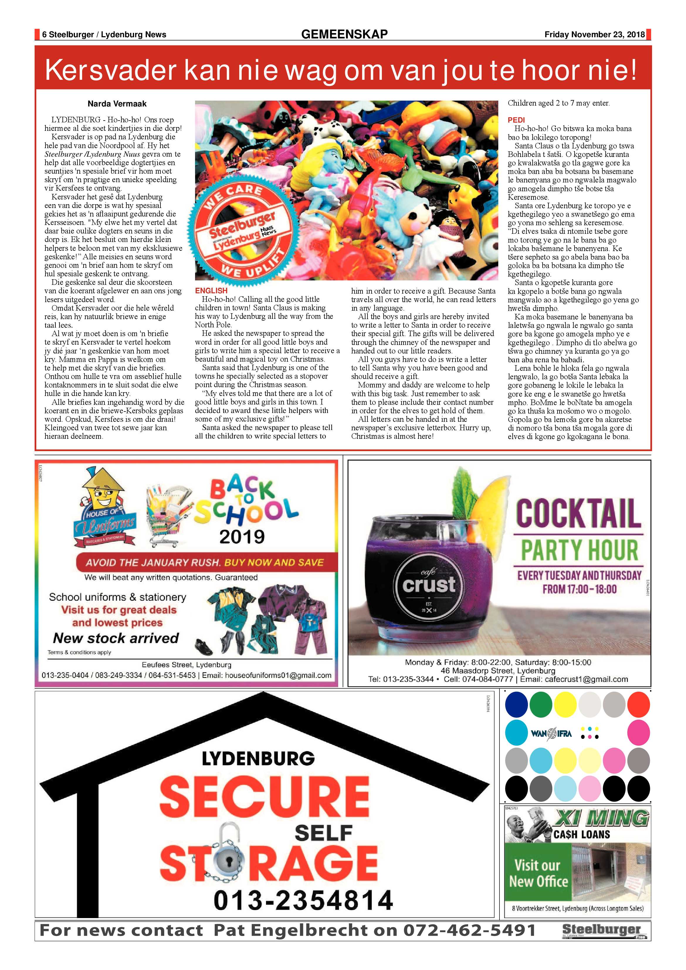Steelburger News 23 November 2018 page 6