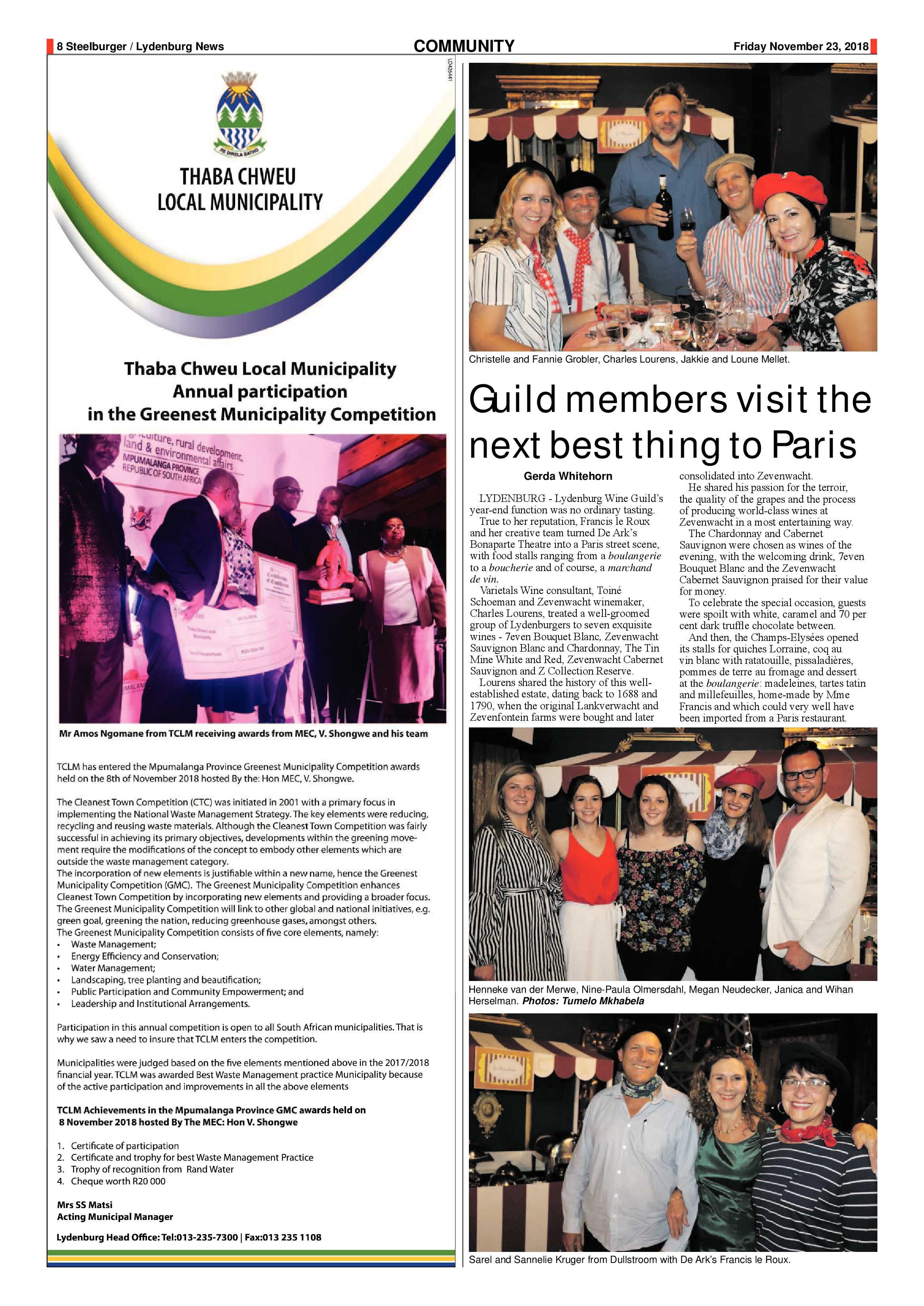 Steelburger News 23 November 2018 page 8