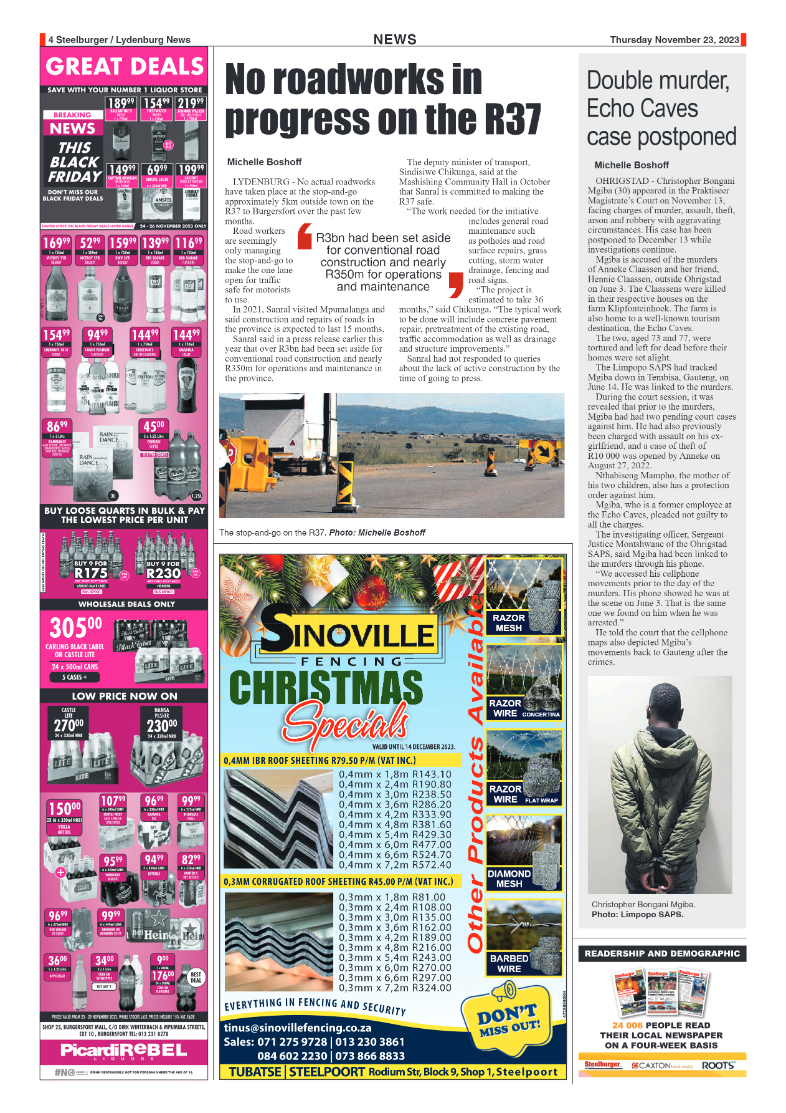 Steelburger News 23 November 2023 page 4