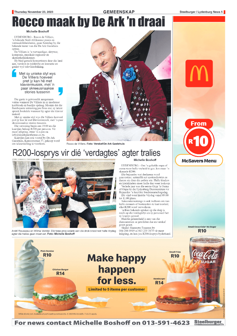 Steelburger News 23 November 2023 page 5