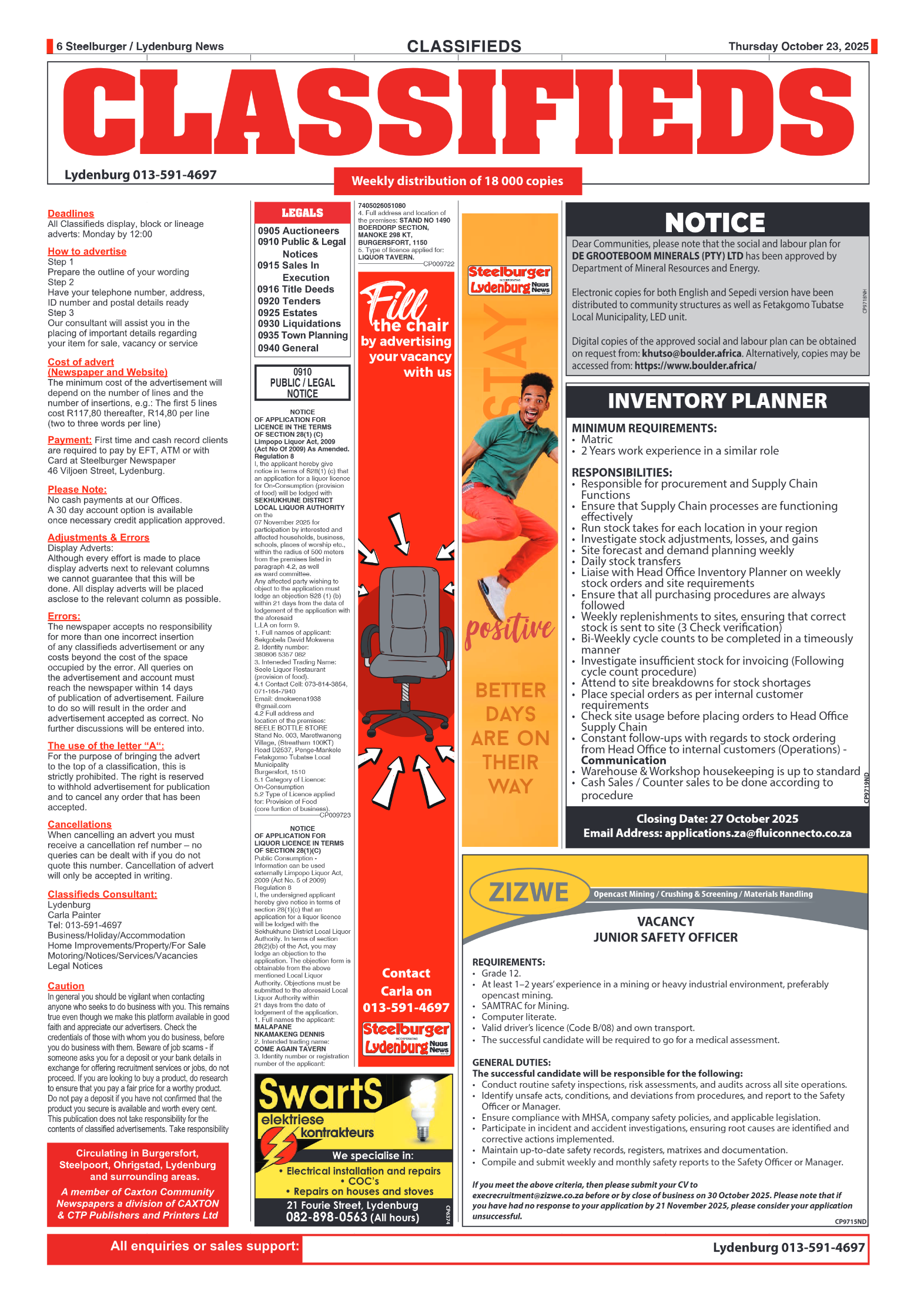 Steelburger News 23 October 2025 page 6