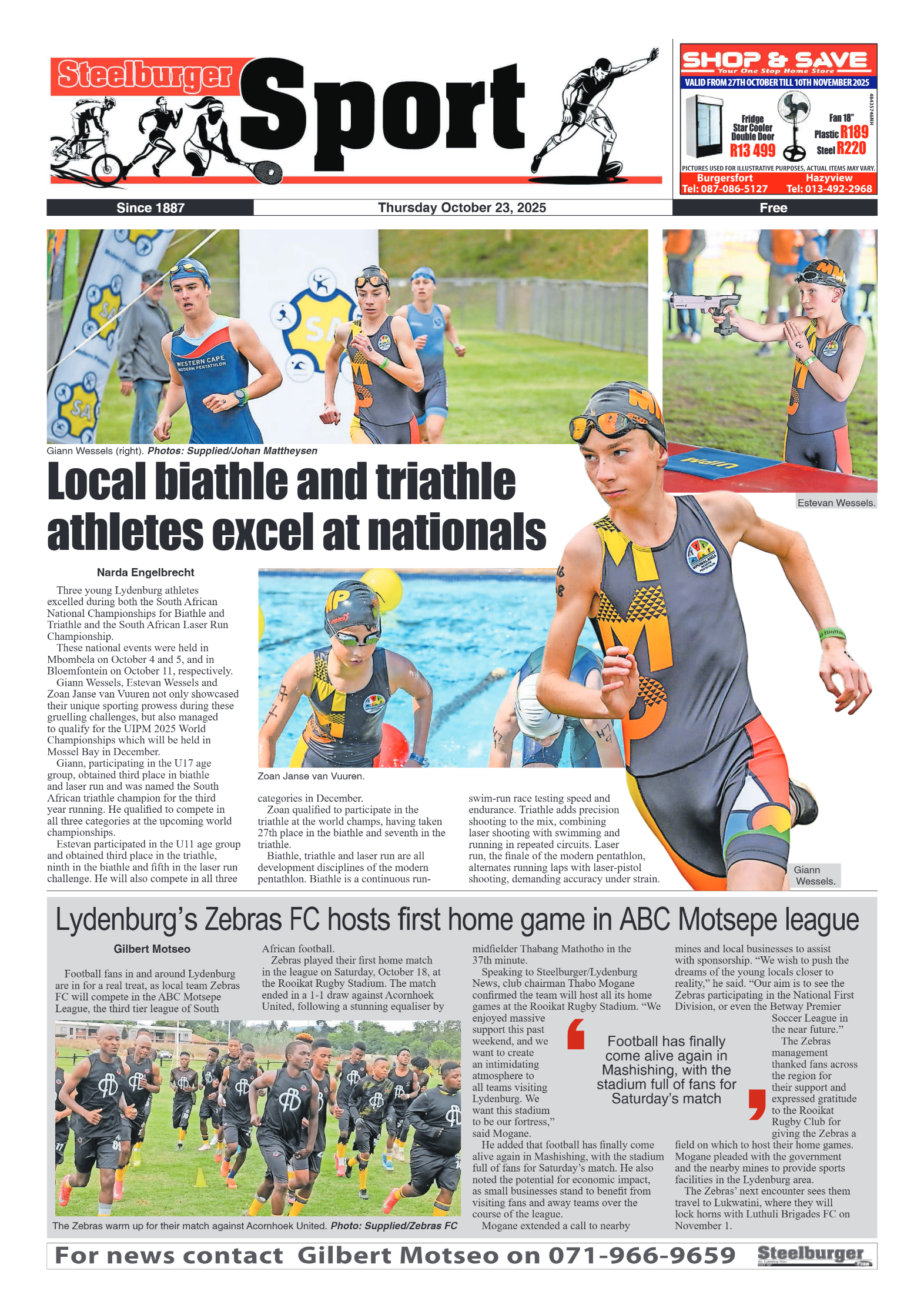 Steelburger News 23 October 2025 page 8